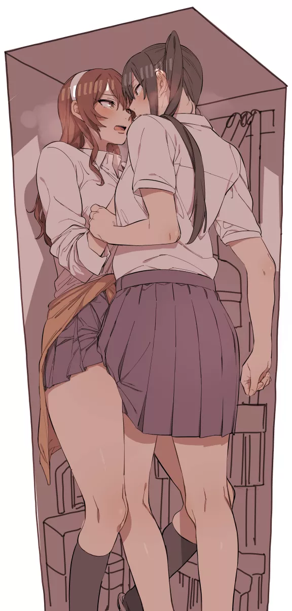 Hiding in the locker