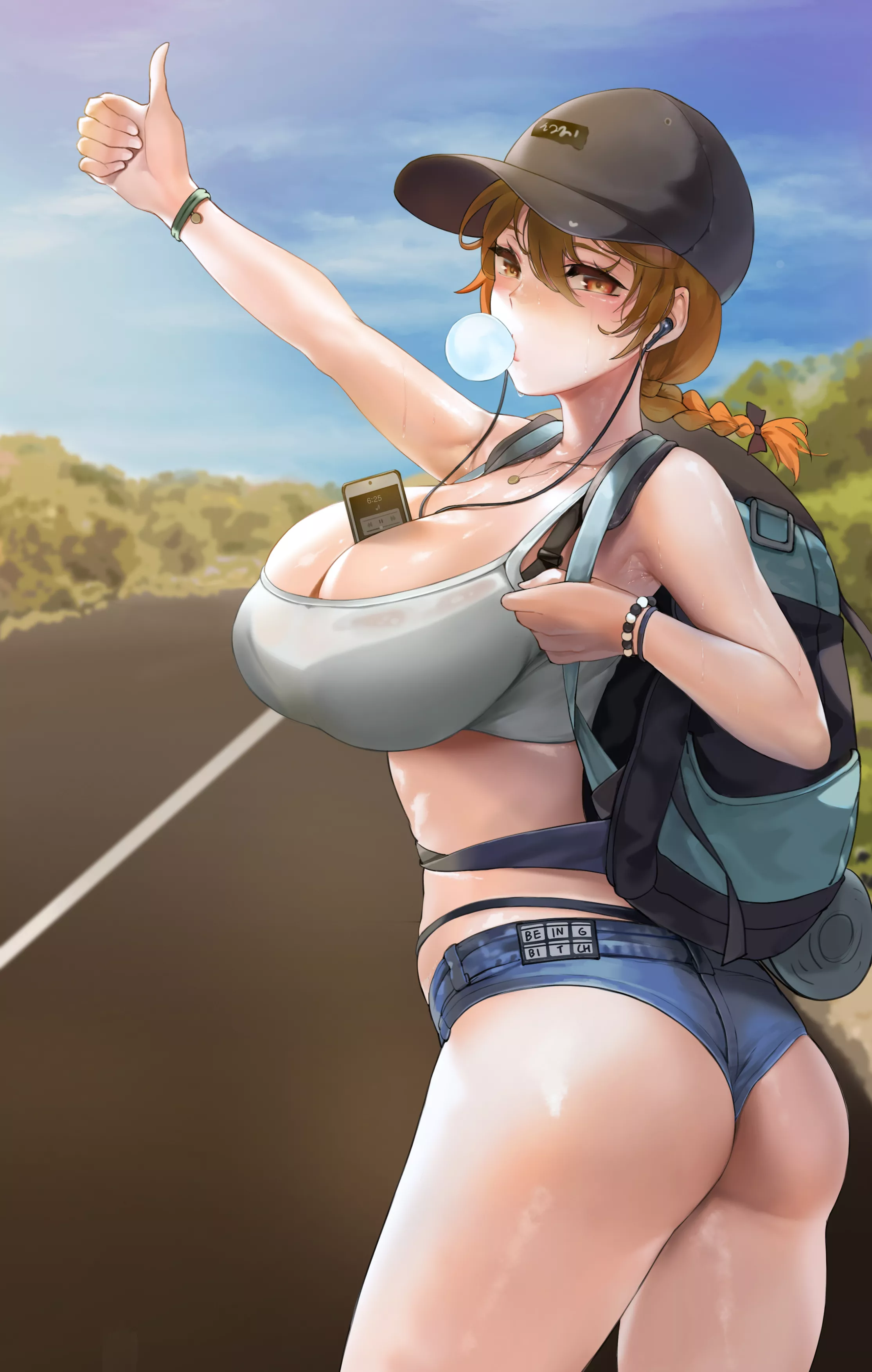 Hitchhiking [Artist's Original]