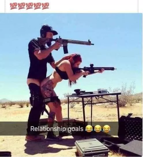 Hope she’s firing a 12 gauge