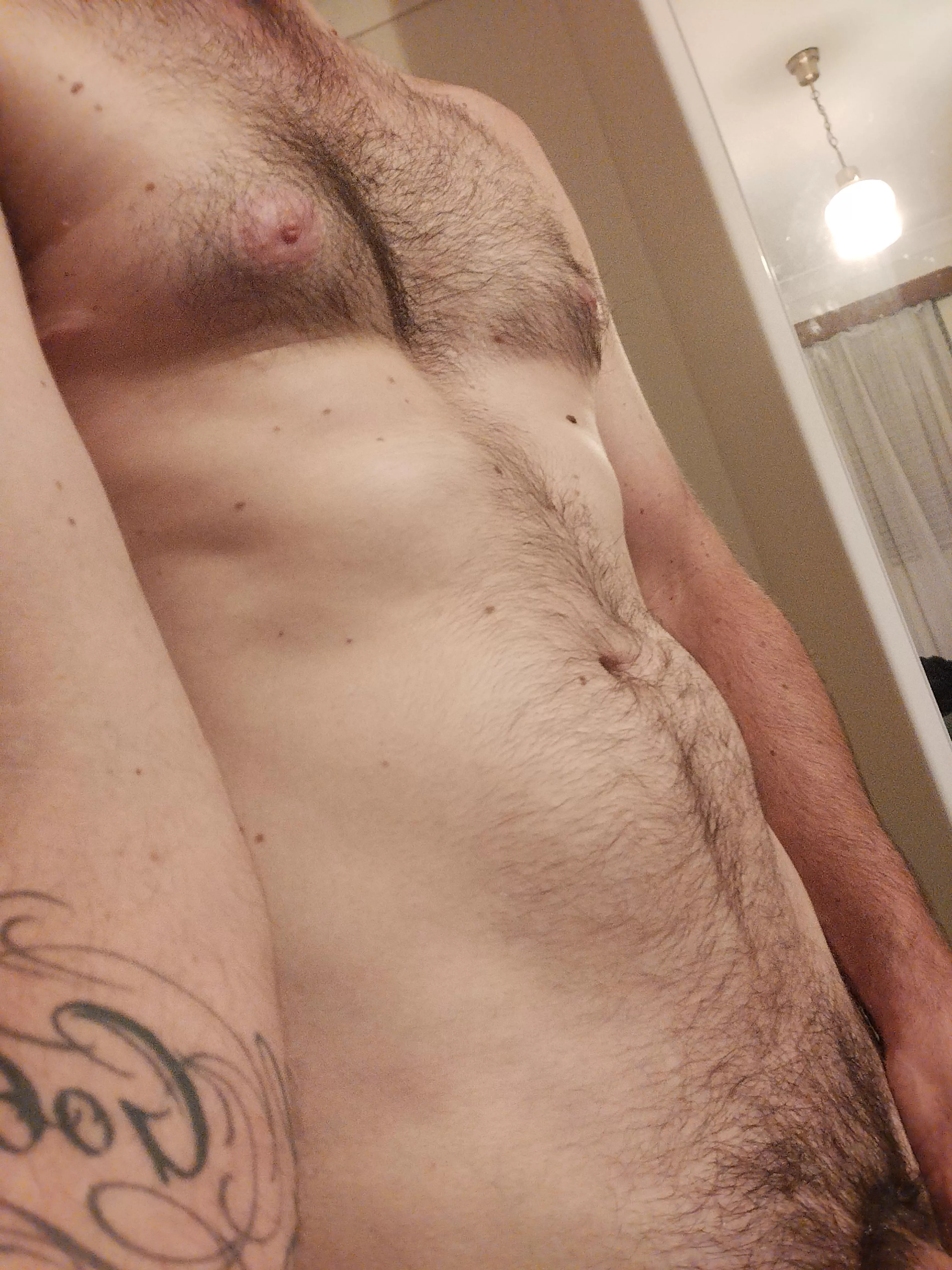 Hope you enjoy my hairy chest.