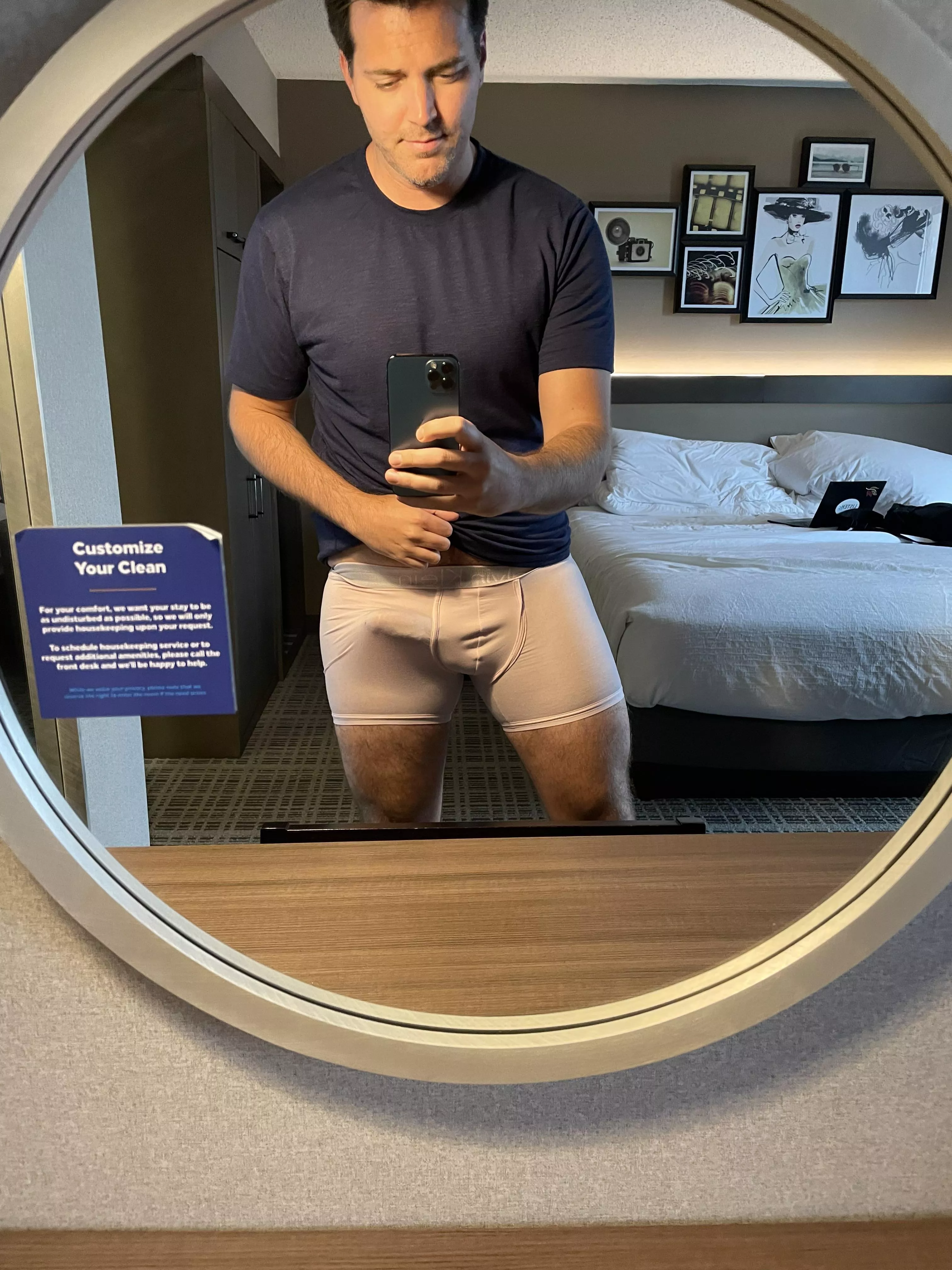 Hotel rooms [m]ean I get to get filthy, right???