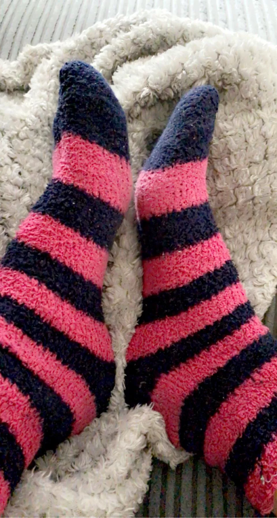 How cute are my fluffy socksðŸ¥° I love them!â¤ï¸â€ðŸ”¥