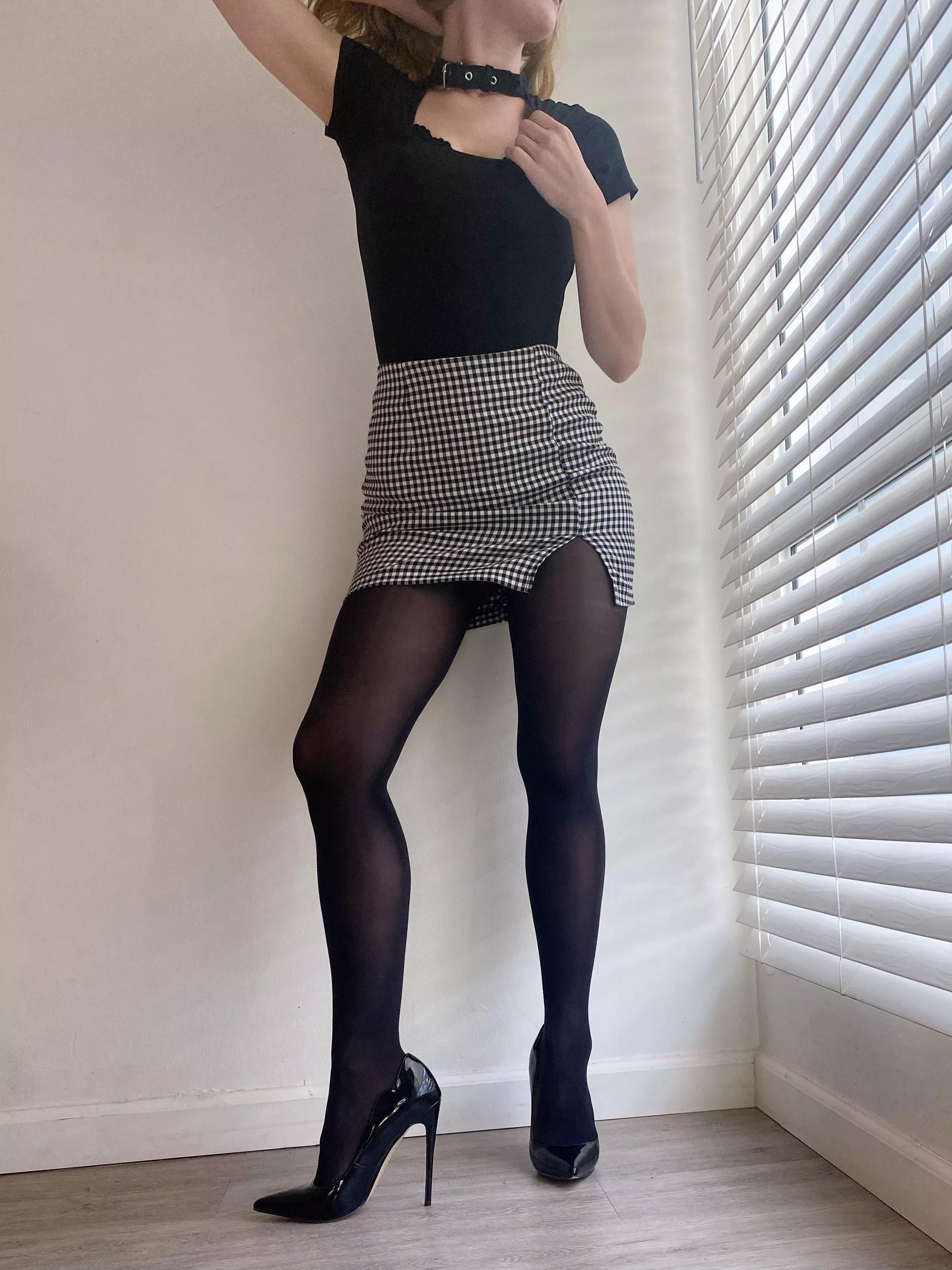 How do we feel about little skirts with tights?