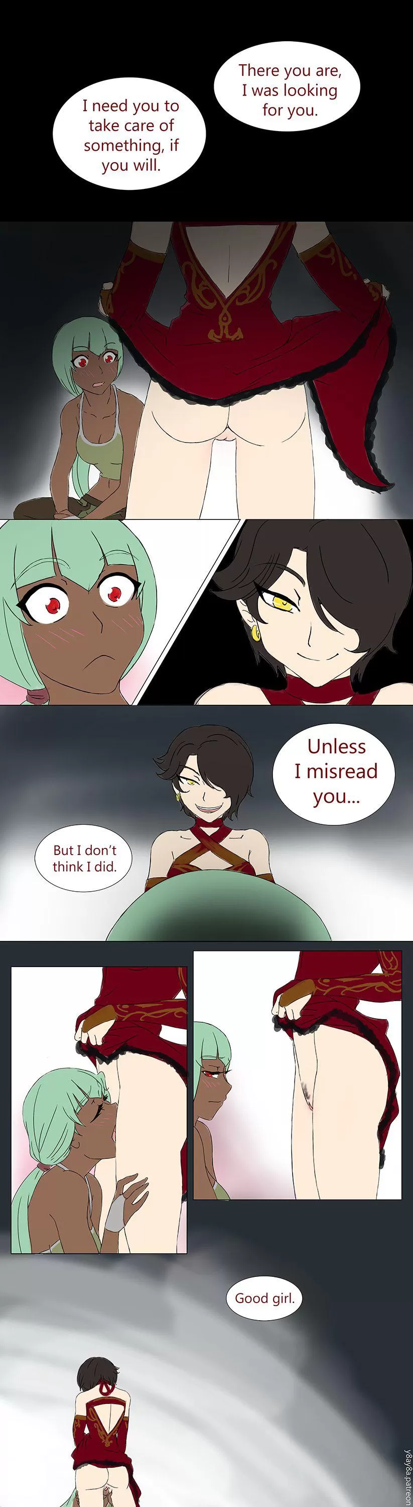 How Emerald discovered she has a praise kink. (Y8AY8A)