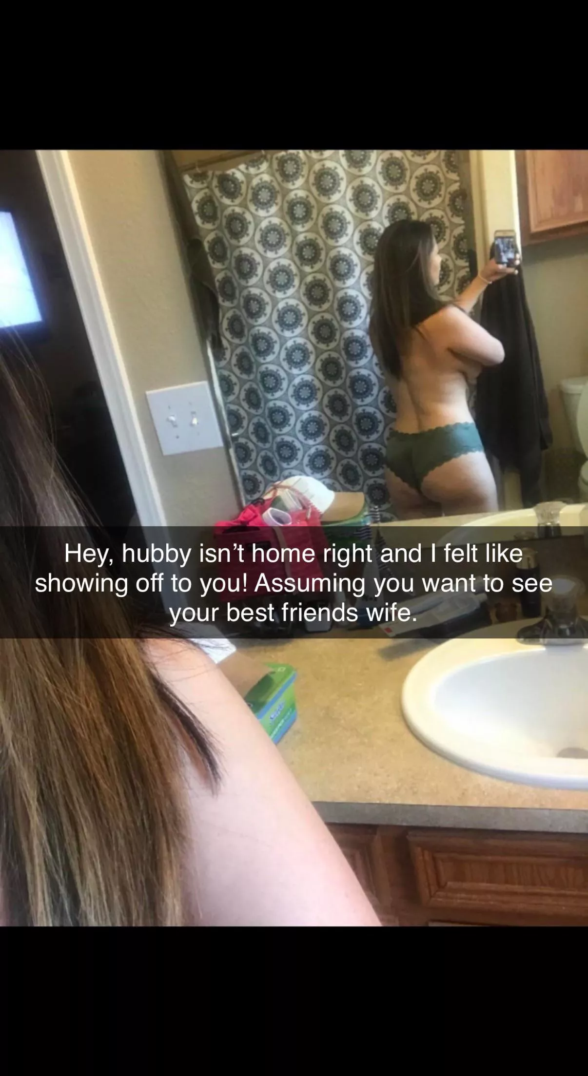 Hubby isn’t home.