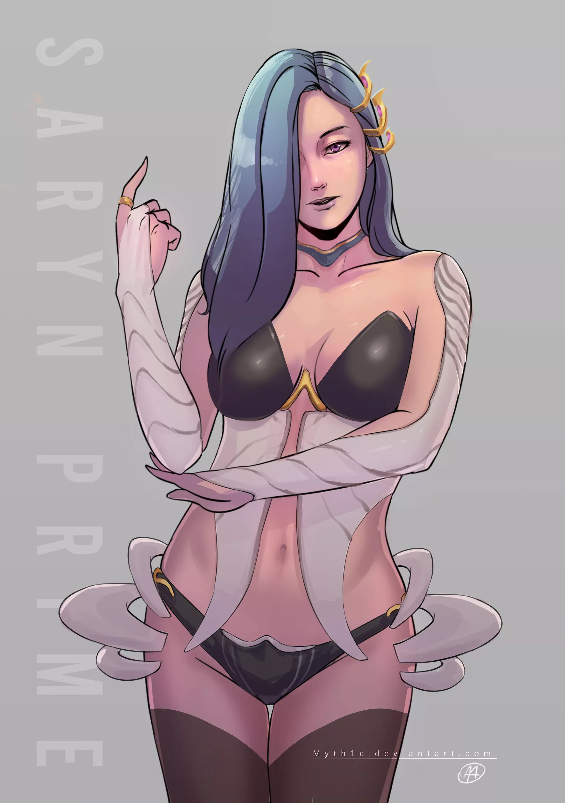 Humanized Saryn Prime (by MyTh1C)