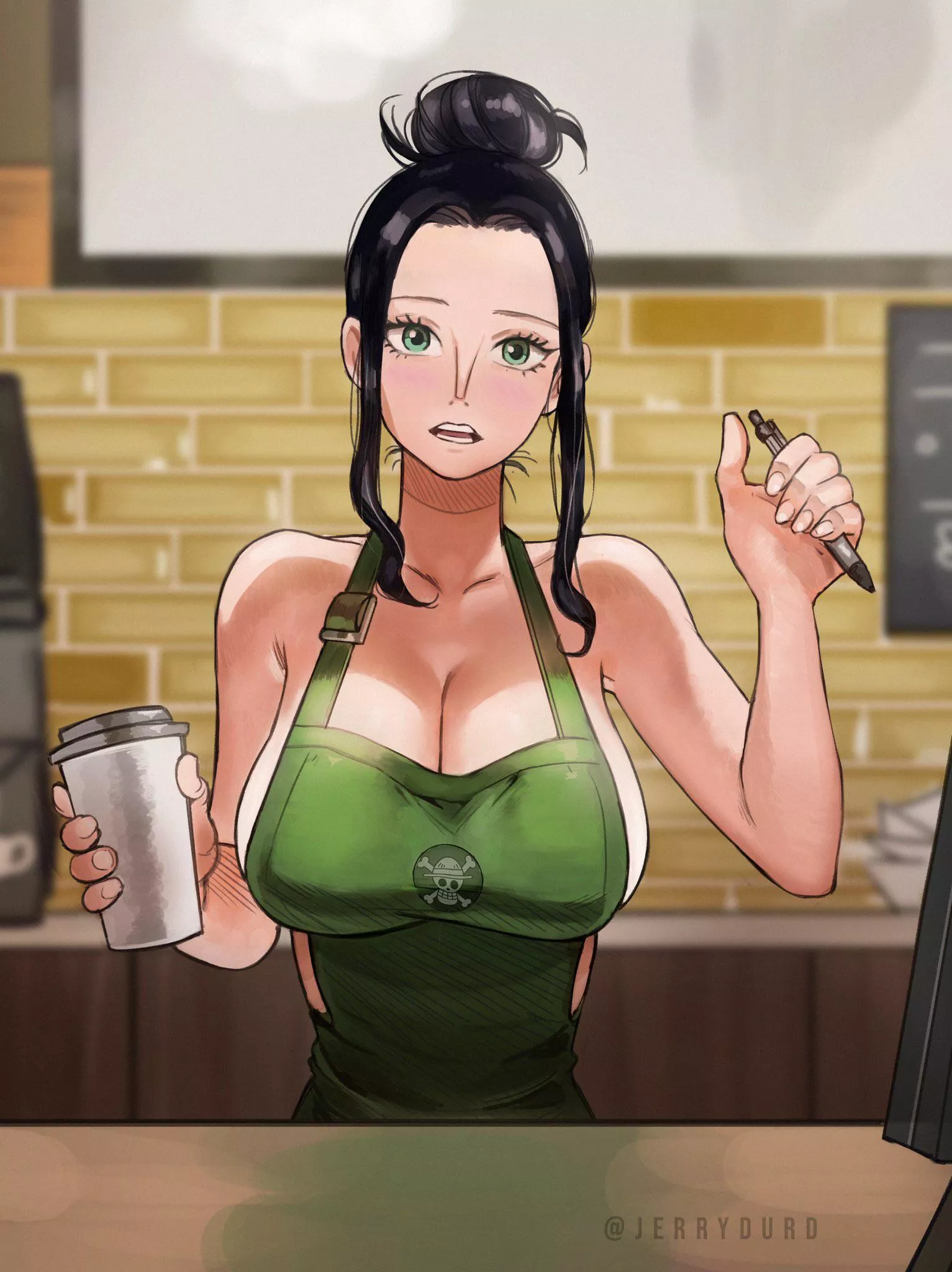 I ainâ€™t ever had coffee but you know damn well what kind of milk I want in my first cup ever if she serving me it