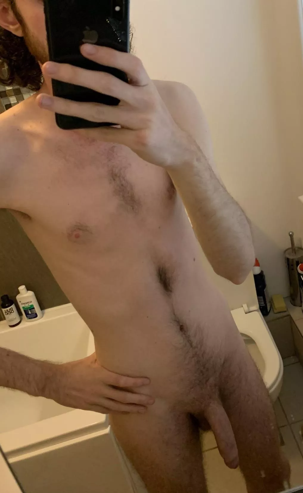 I always get a little bit horny before showering [23]