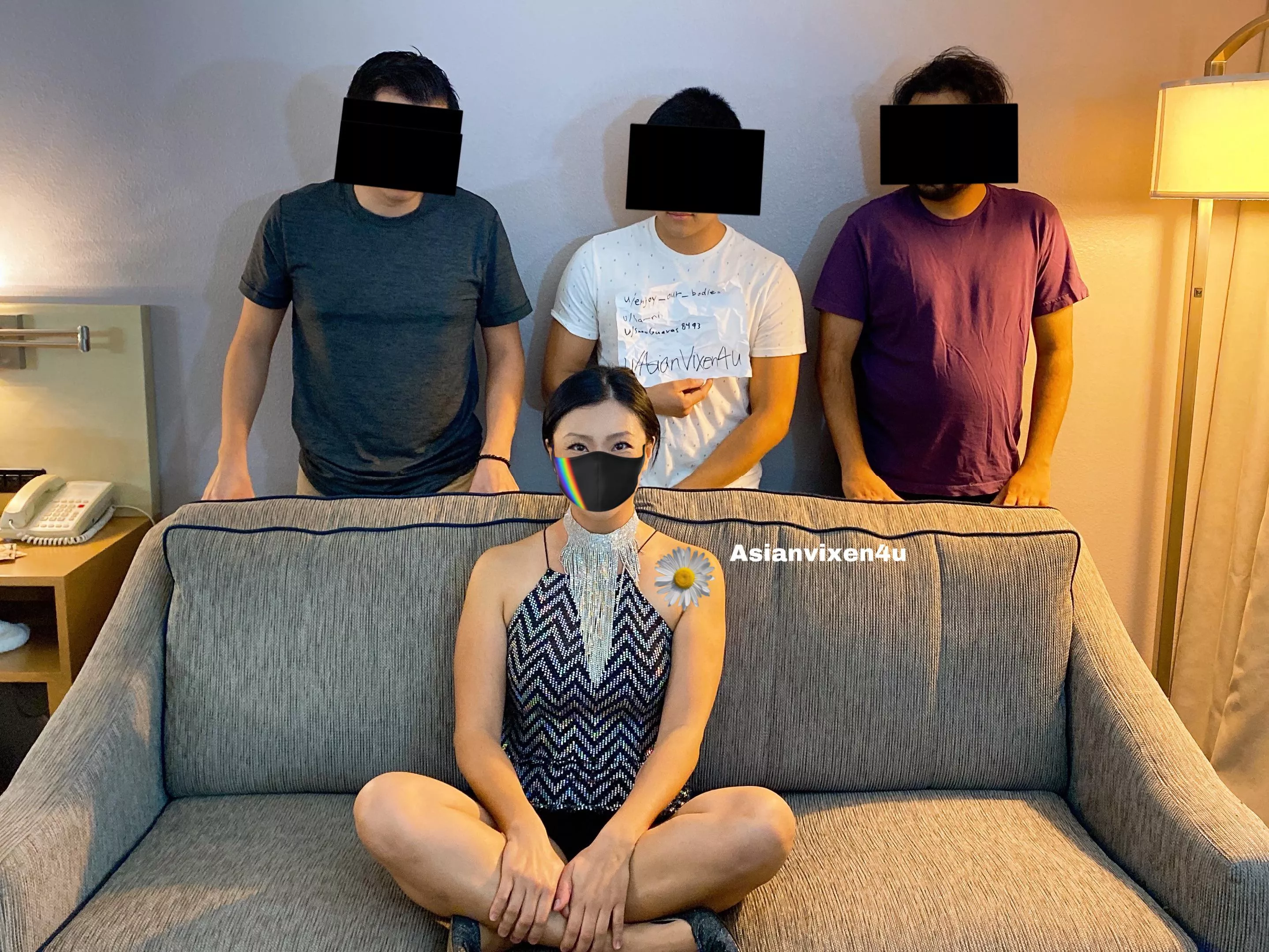 I convinced a group of virgins on Reddit to meet me for my first gangbang! These boys are wild for agreeing to lose their V card to me in a group. My husband filmed the whole time and then fucked me again after they left