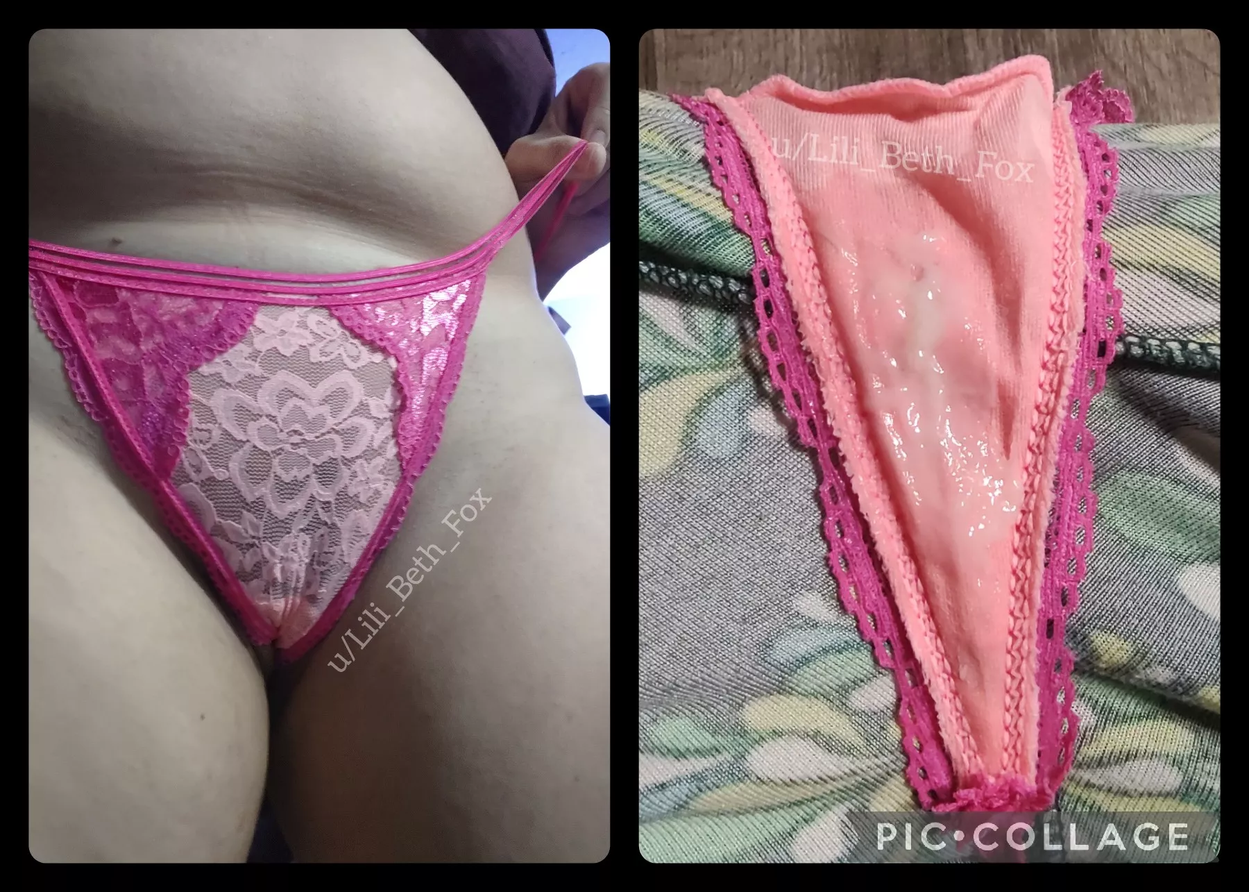 I cum in my own panties 💕 Wanna add your cream to mine?? [OC]