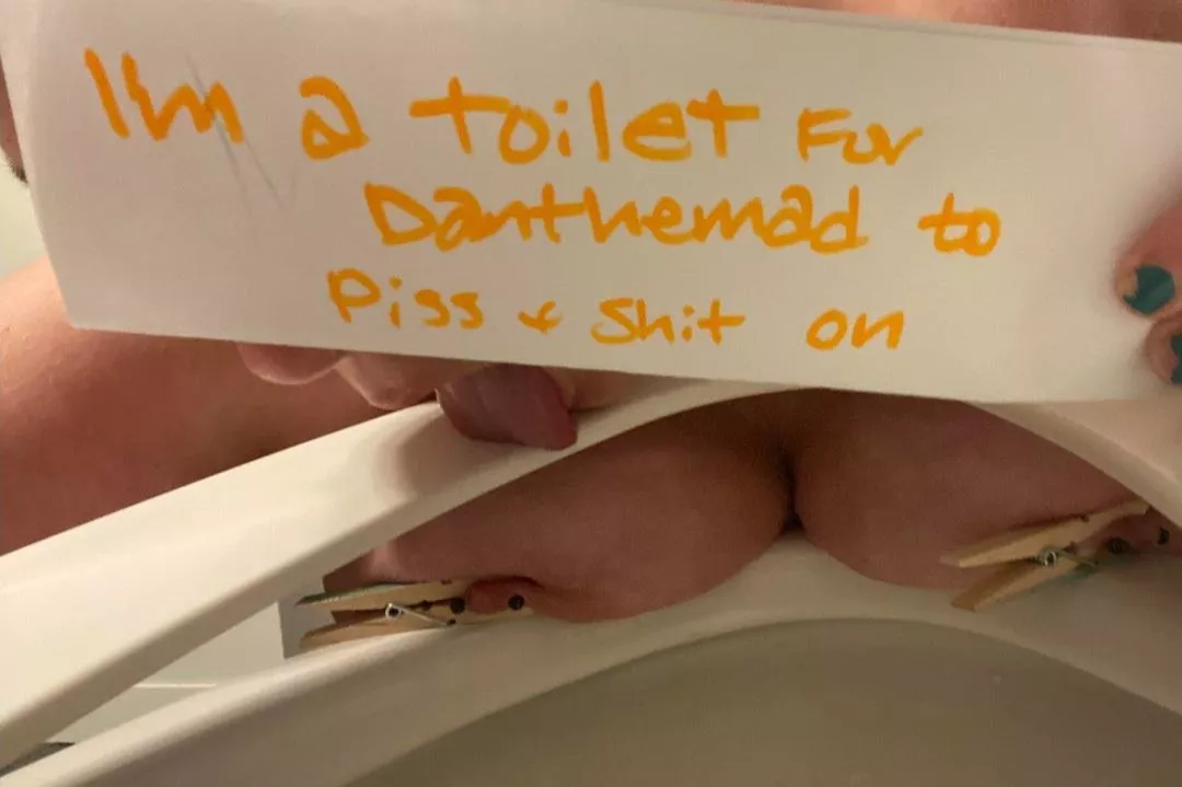 I degraded my slave with some toilet play