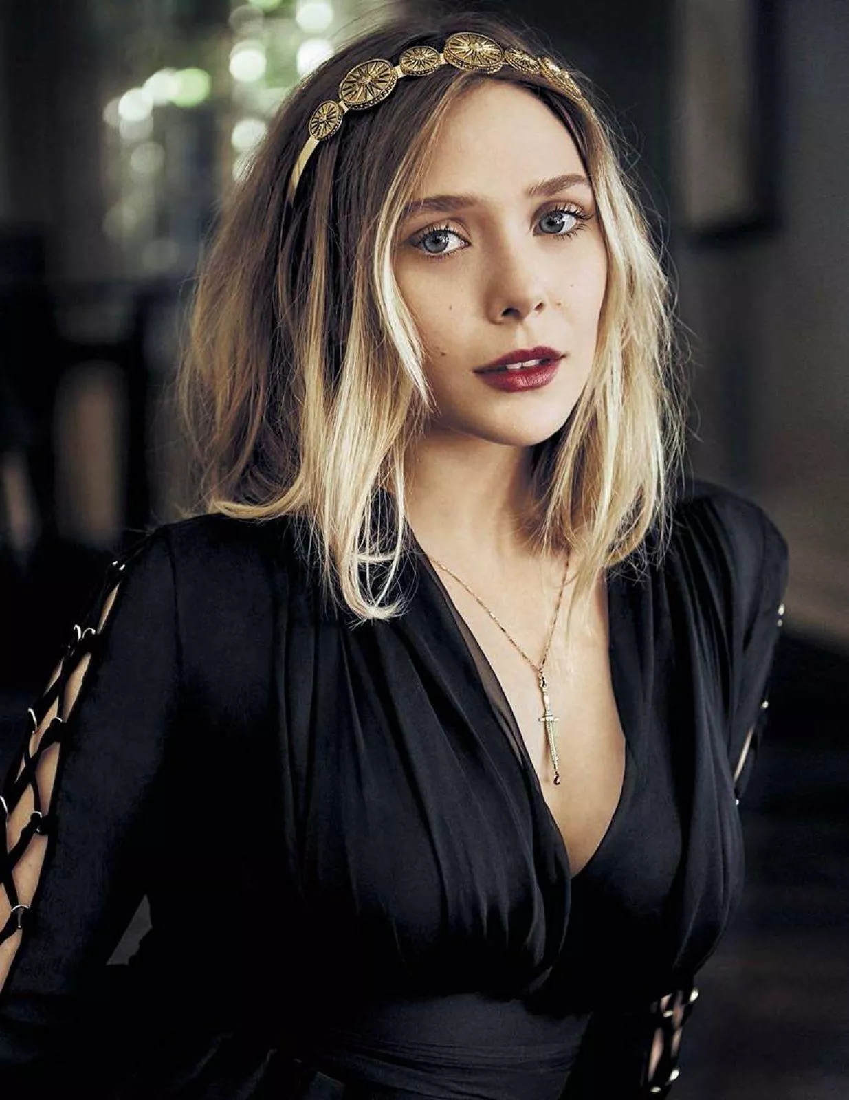 I desperately need to be dominated by you and Elizabeth Olsen