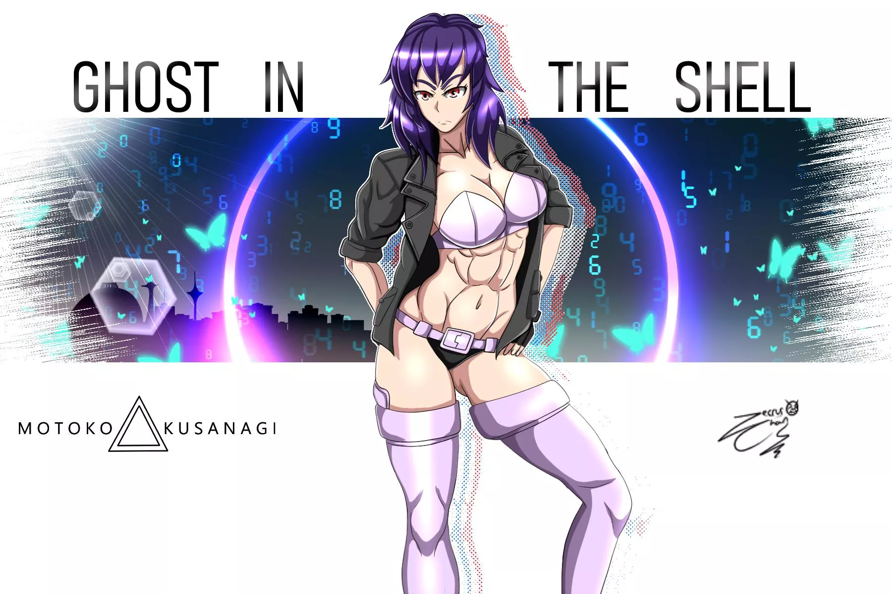 I did Motoko Kusanagi from Ghost In The Shell^^ (Zecrus-chan)