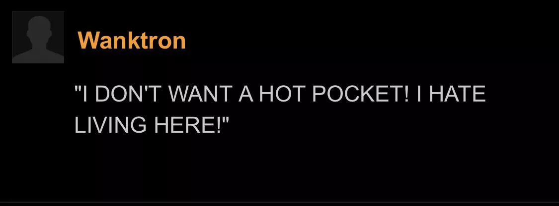 I donâ€™t want a Hotpocket