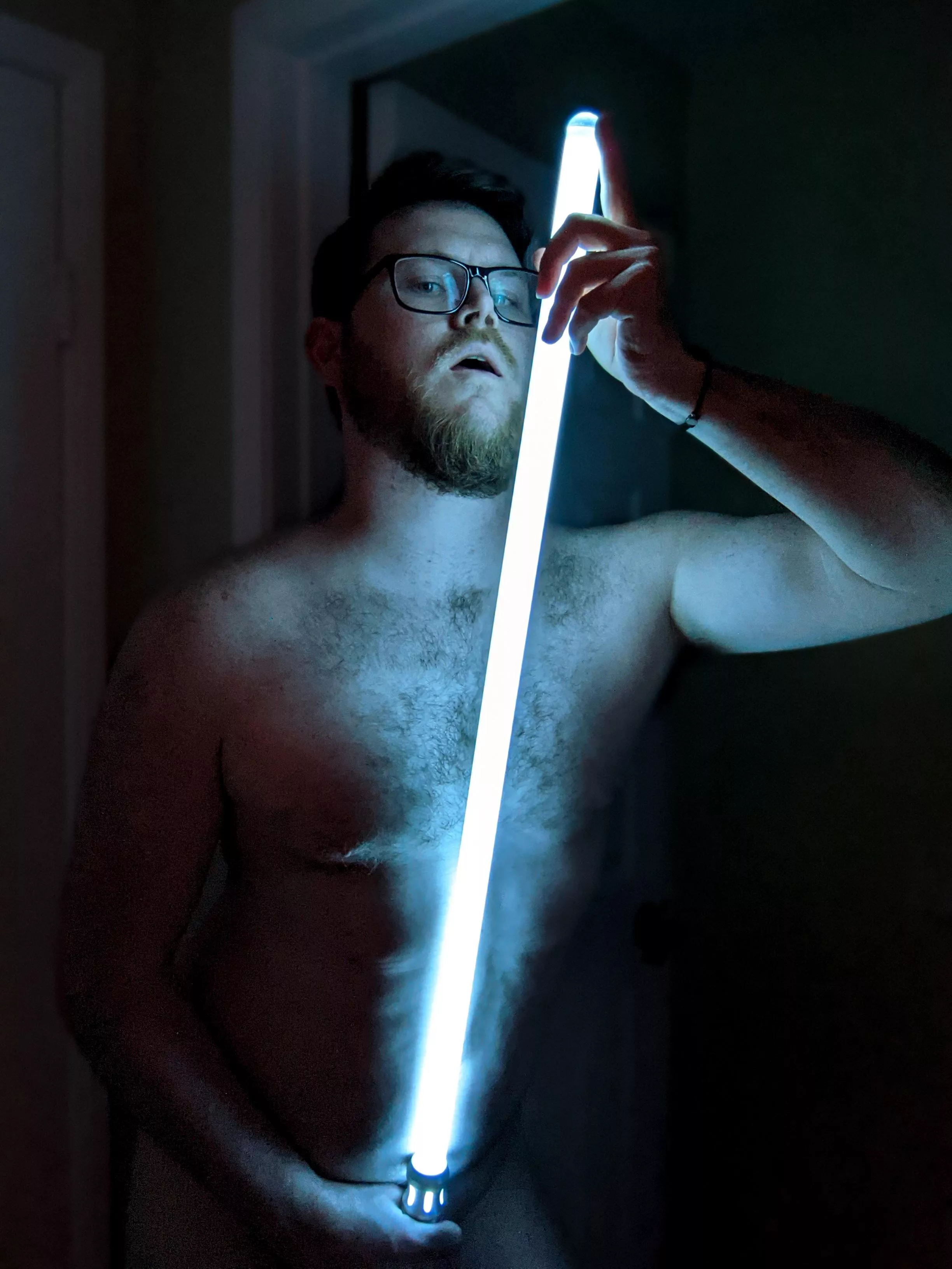 I Enjoy Playing With My Lightsaber 💙😏 [m]