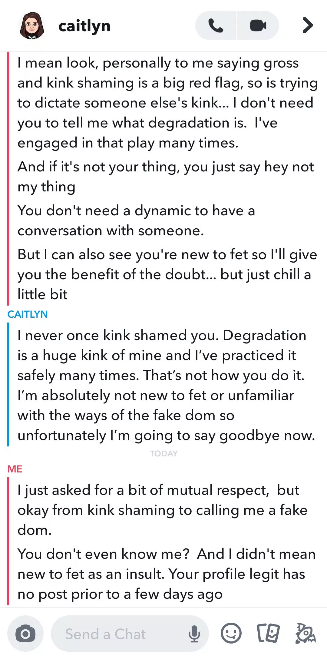 I feel like fake dom is the token insult for upset people new to the kink world.