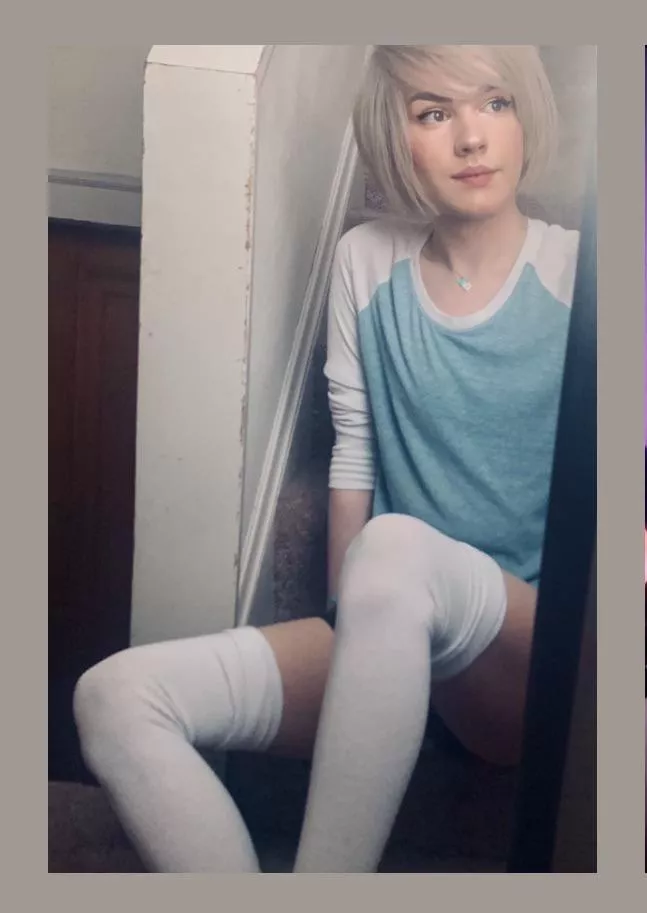 🤍💙I hope my socks are tall enough for this sub🤍💙