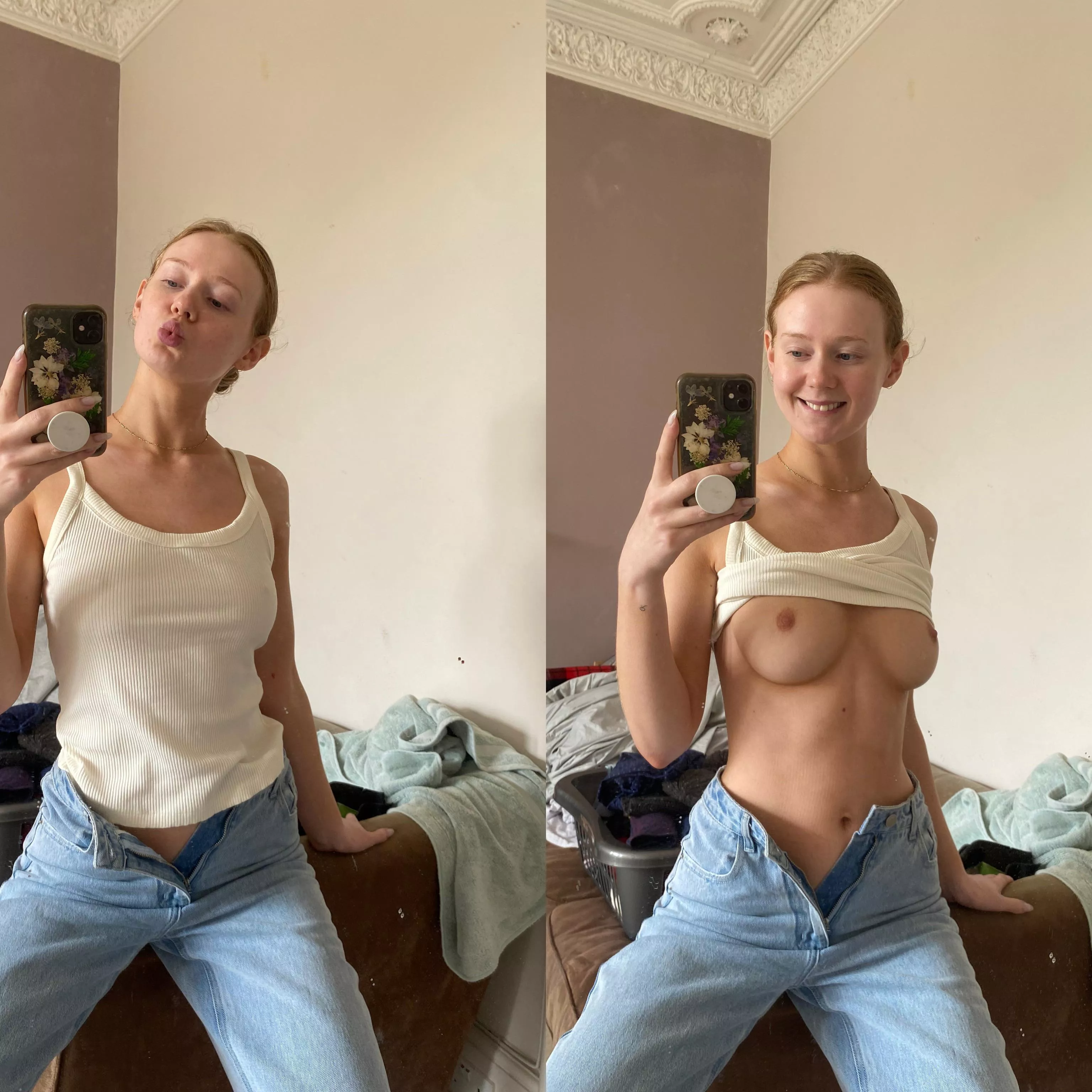 I hope you like natural girls in jeans 🥰