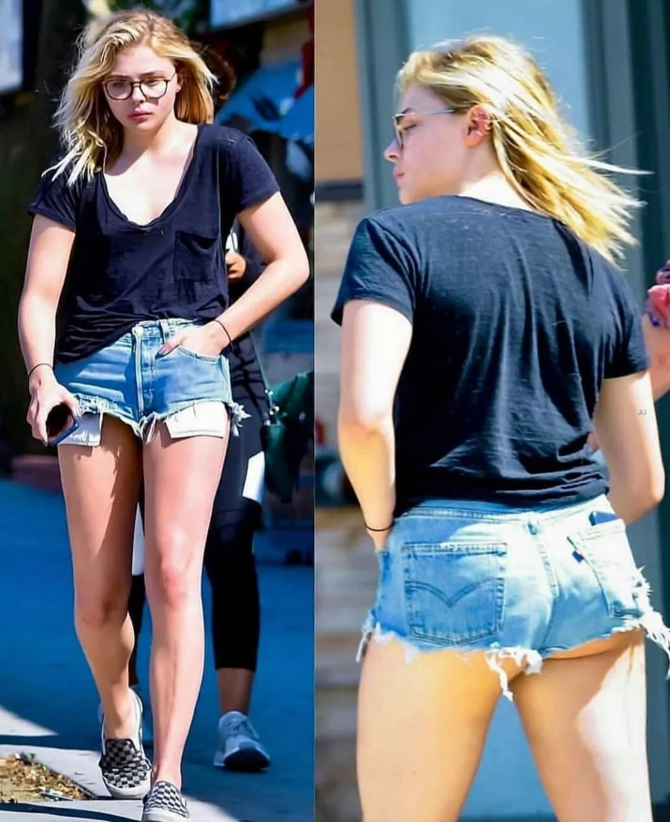 I just can't stop... Chloe Moretz's legs are so distracting I can't even get out of bed... All I can do is stare and worship them!