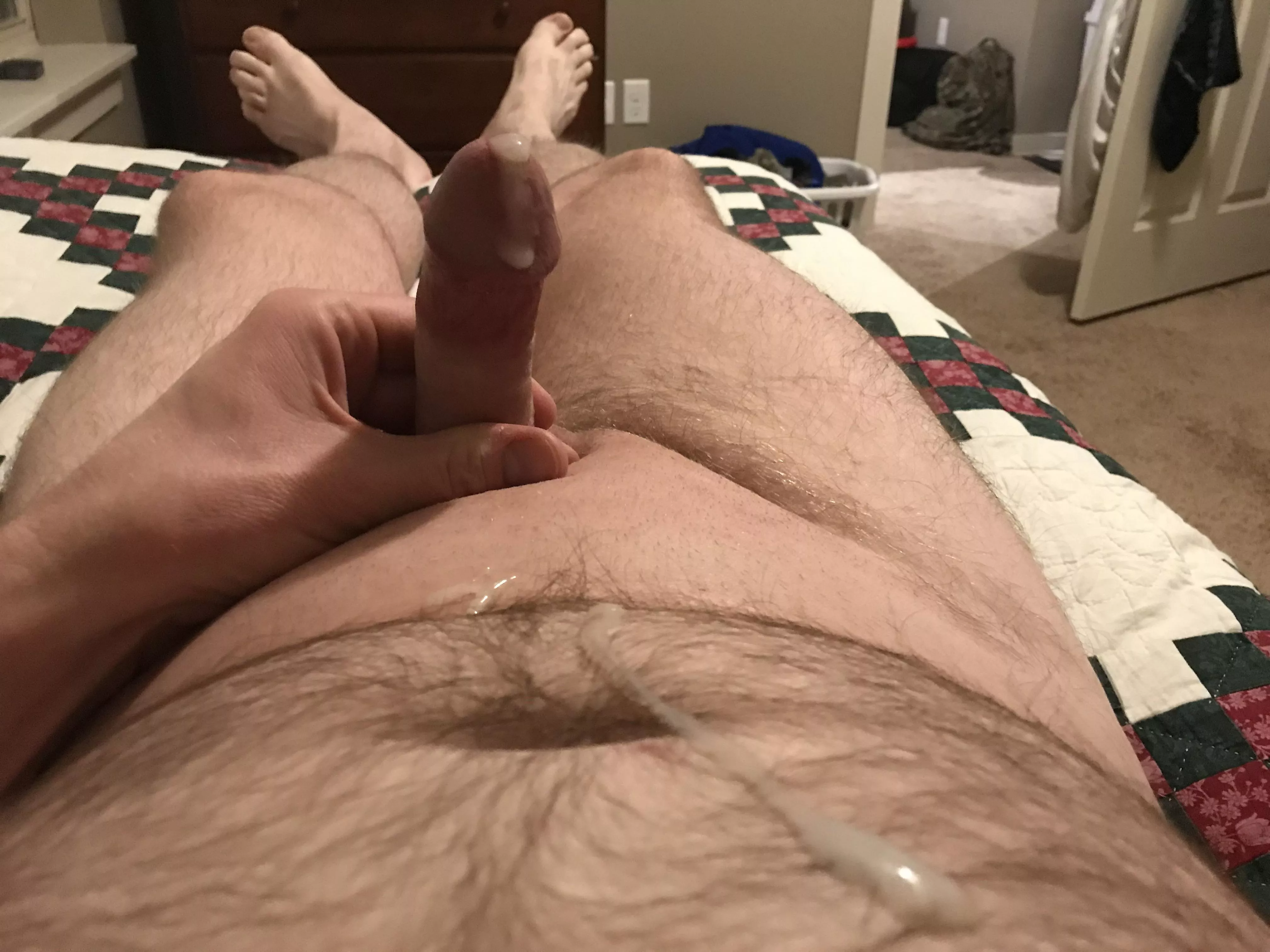 I just love being covered in cum!