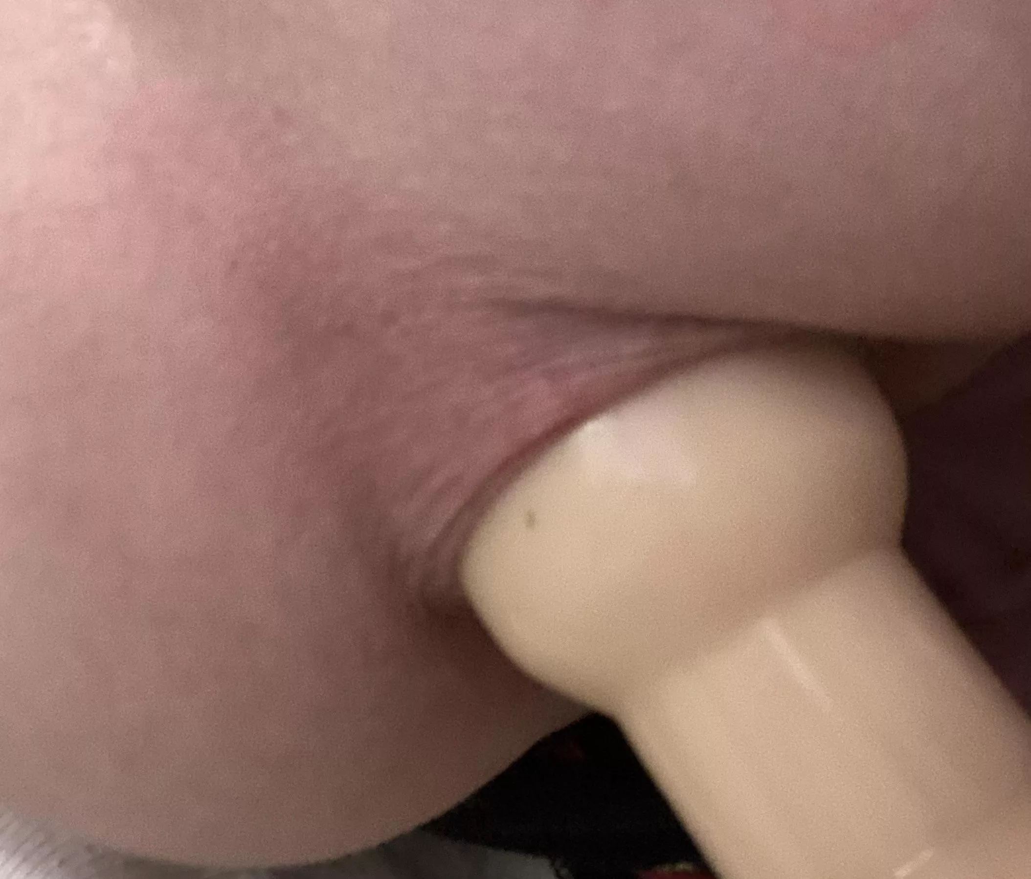 I just wish it was a real cock stretching my hole, stuffing me, filling my ass