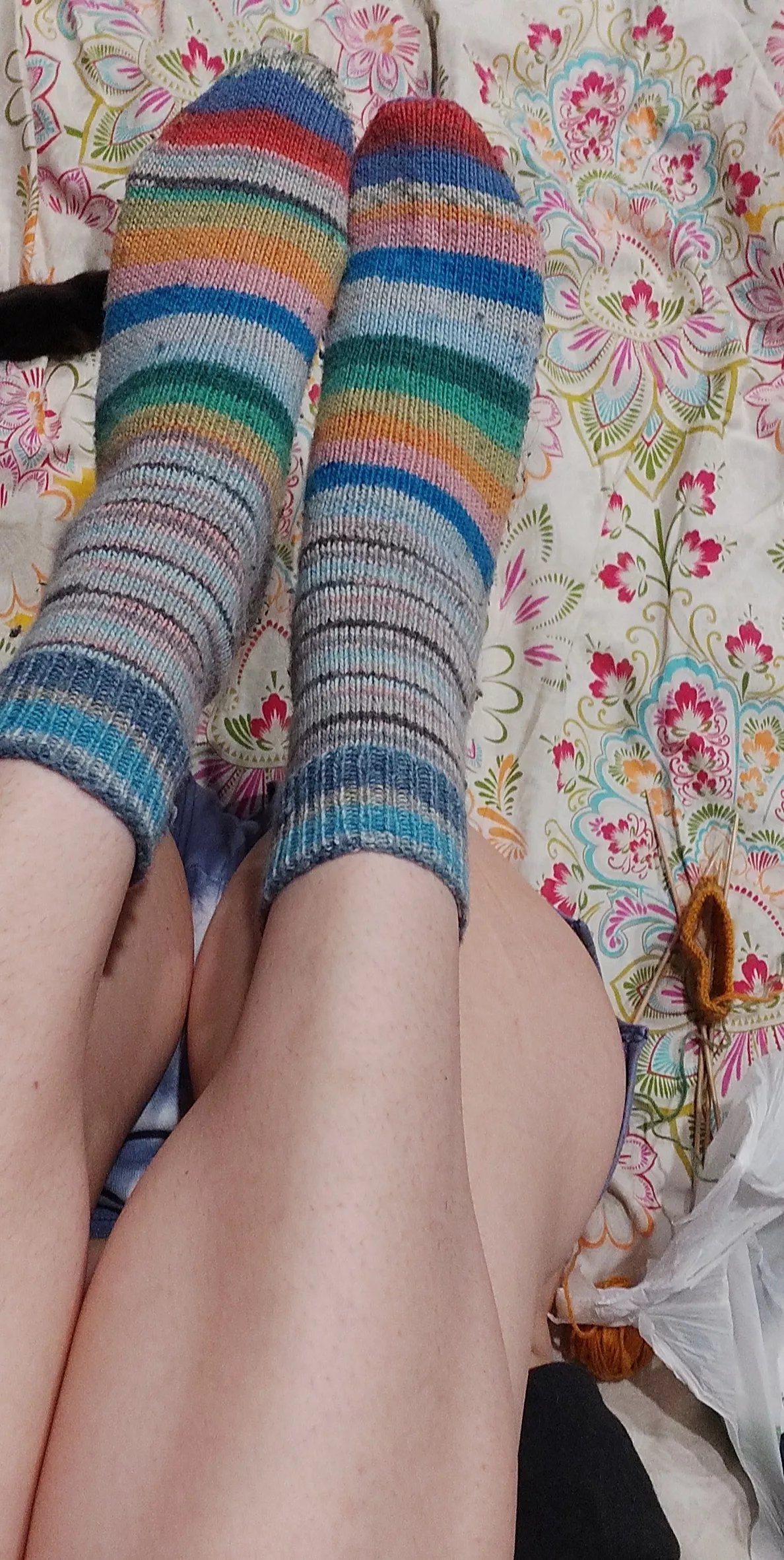 I knit my socks myself