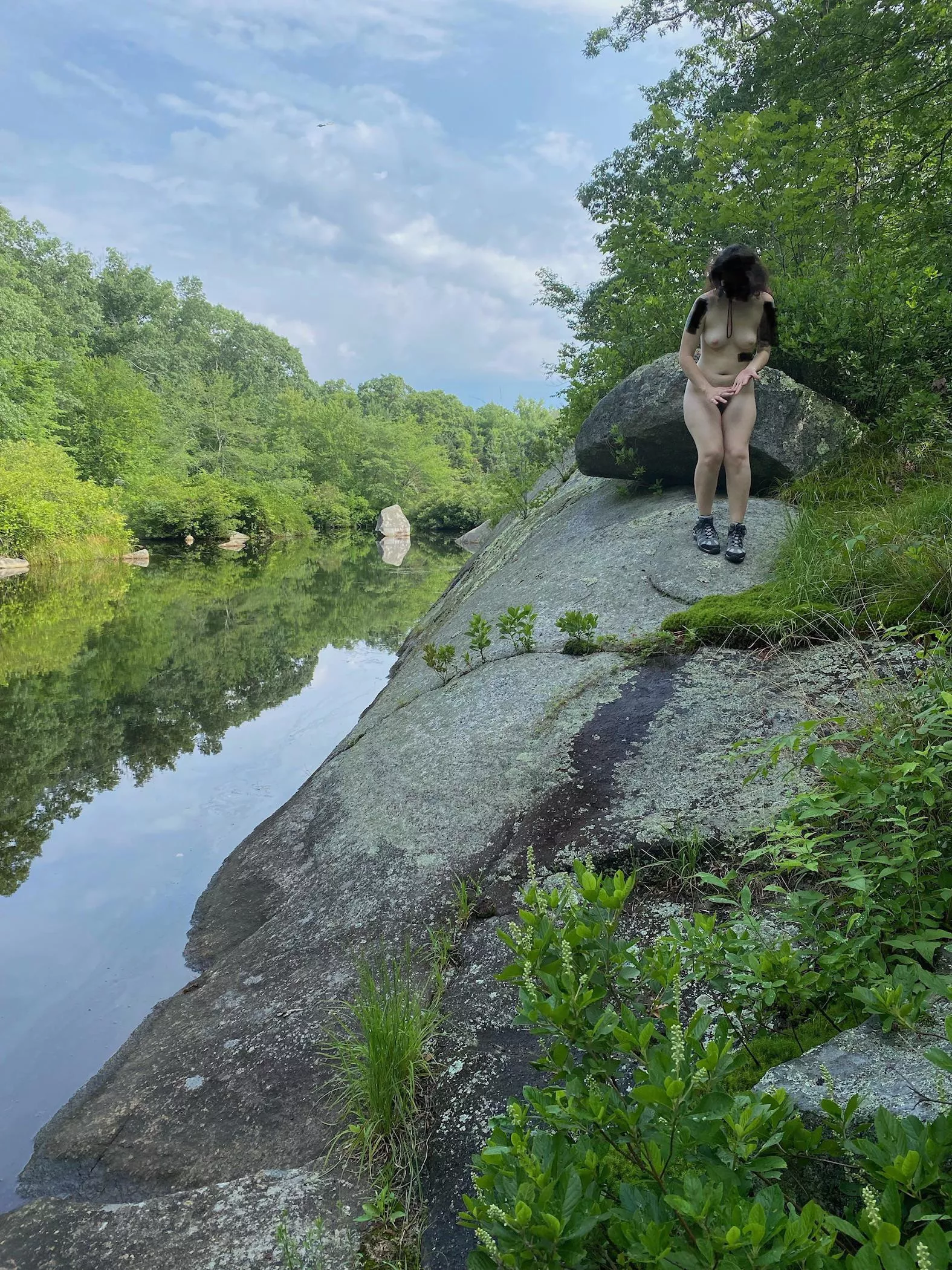 I love being naked in the woods thereâ€™s nothing better ðŸ˜¸ðŸ˜¸