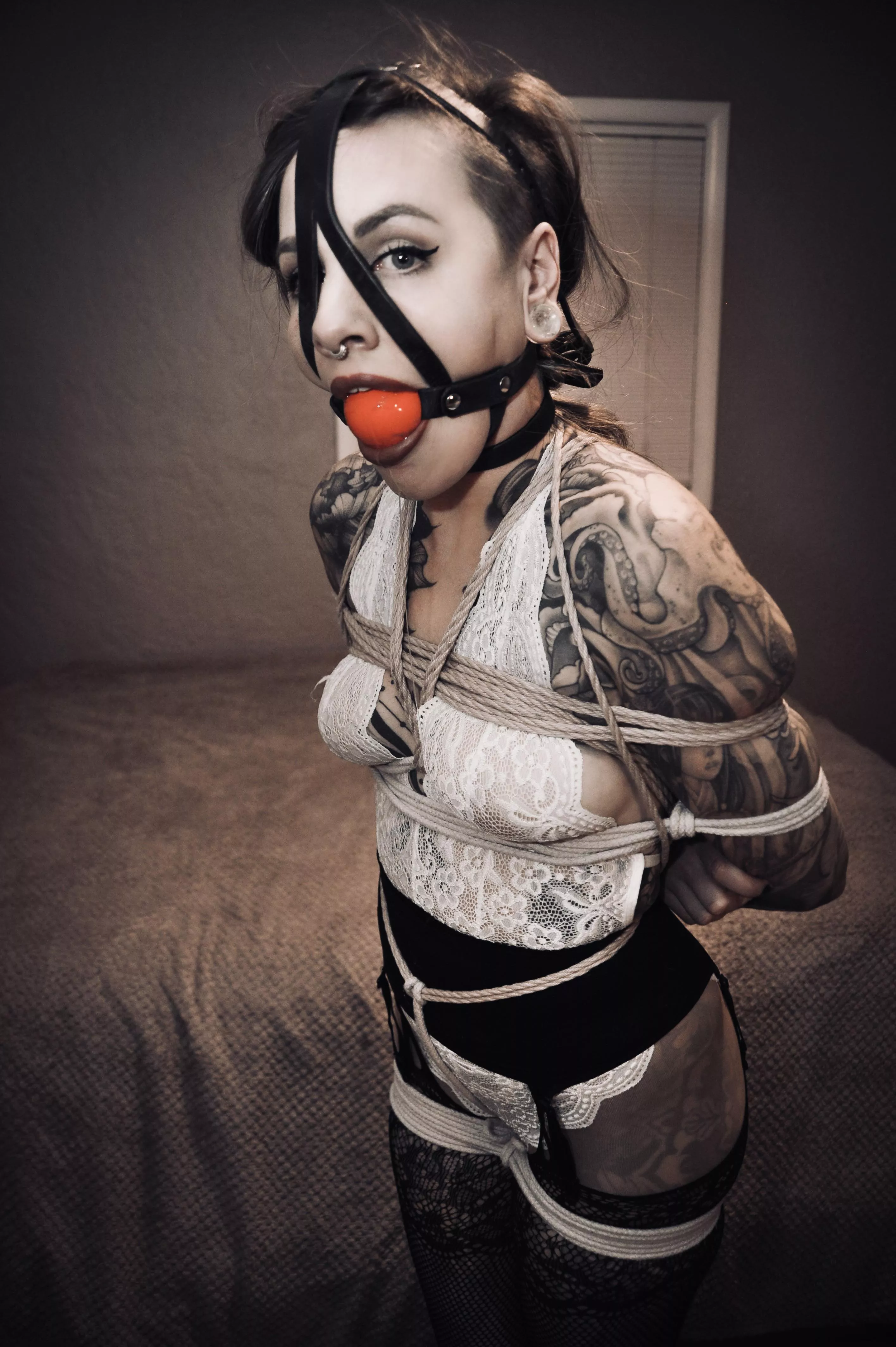 I love how I feel in a ball gag