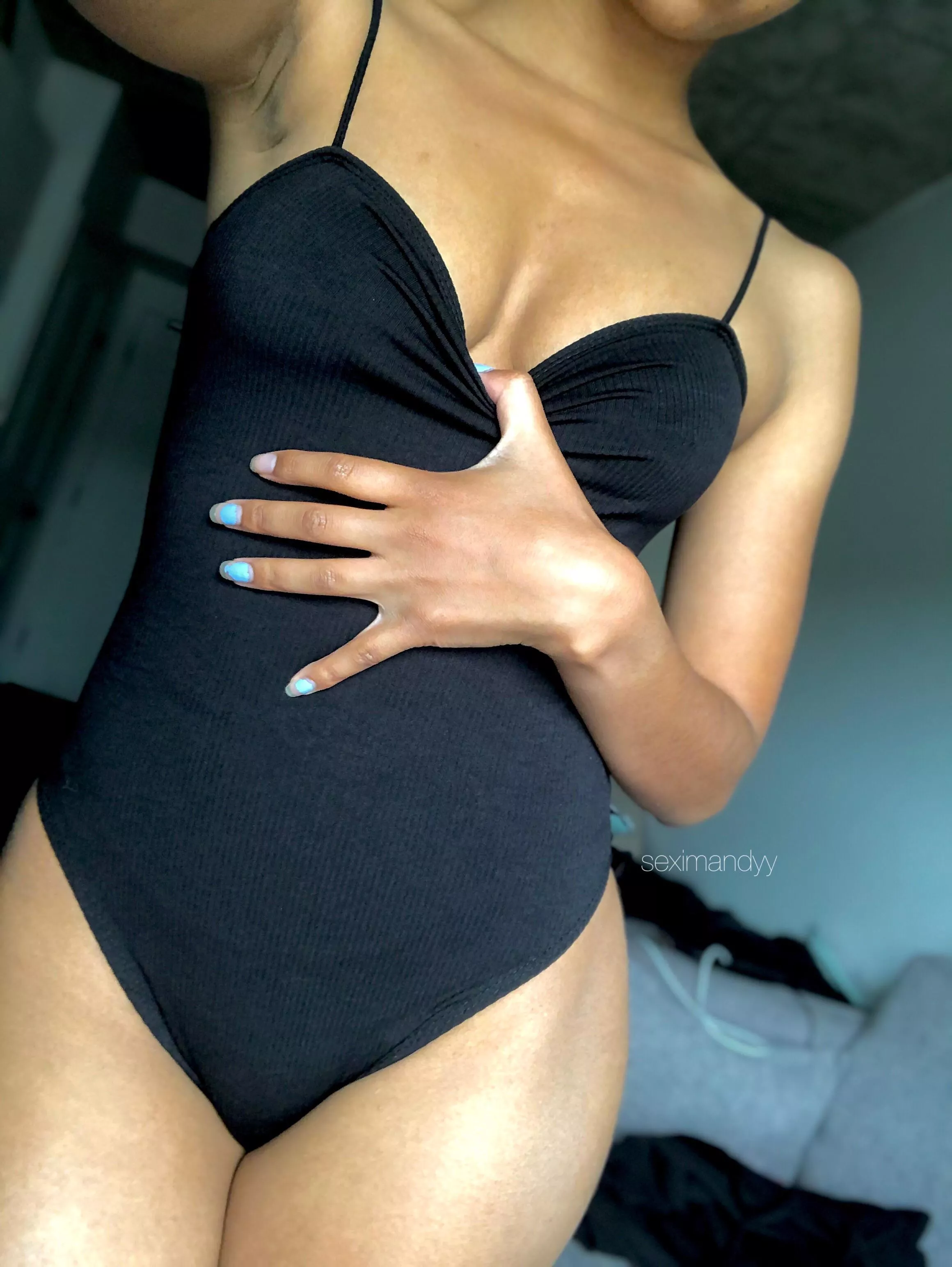 I love the feeling of this bodysuit on my bare skin