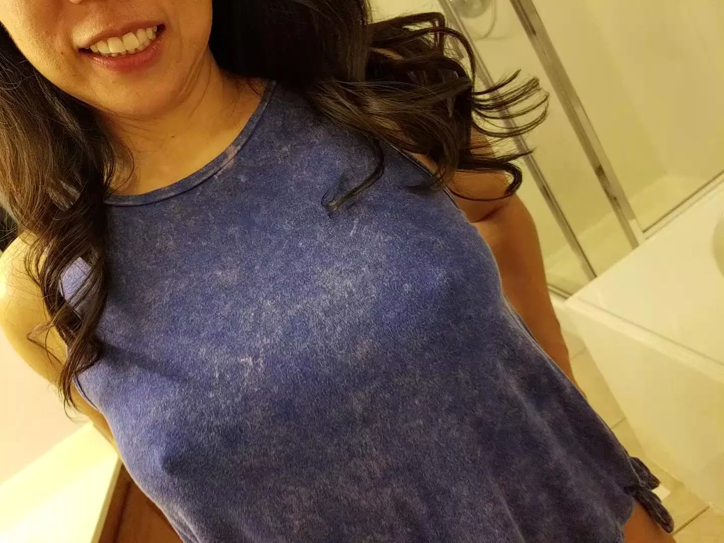 i love this blue top...SexyAsian