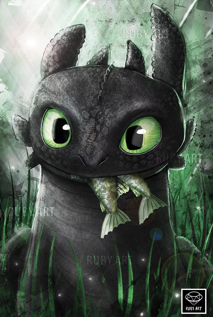 I love Toothless he is adorable ðŸ¥°