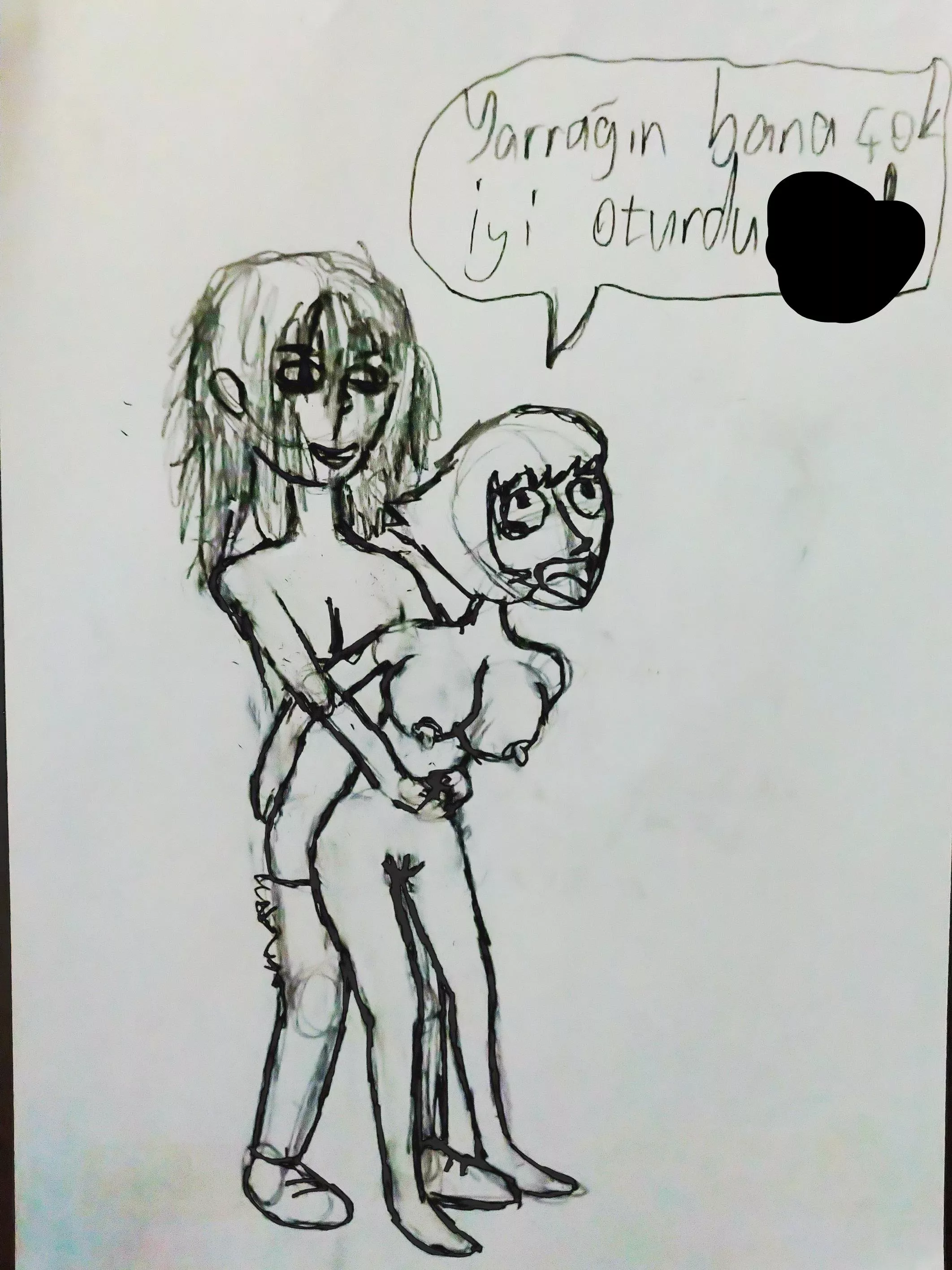 I made a Lapis porn for my friend (I censored my friend's name)