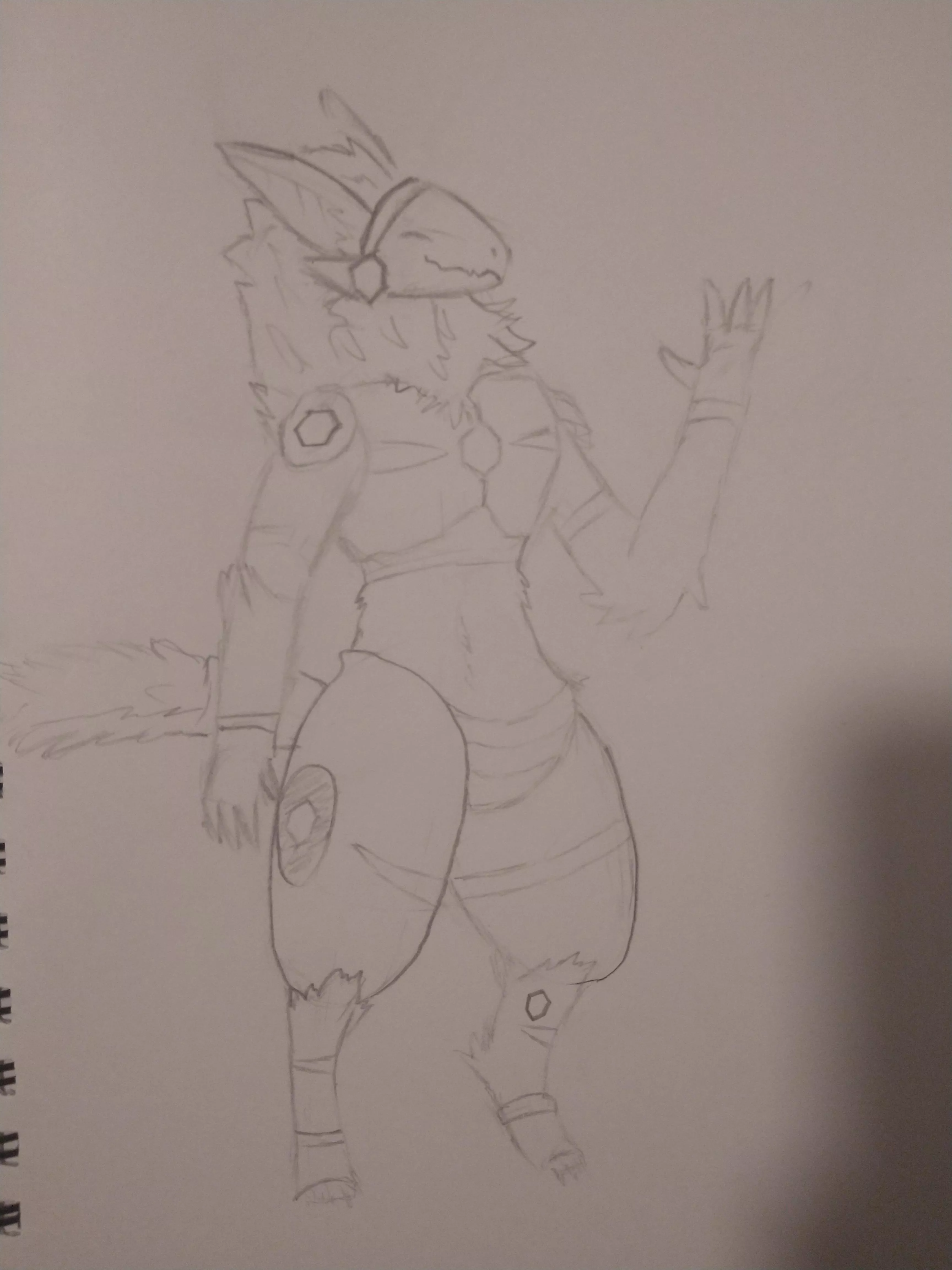 I made my first protogen (Art by me lol)