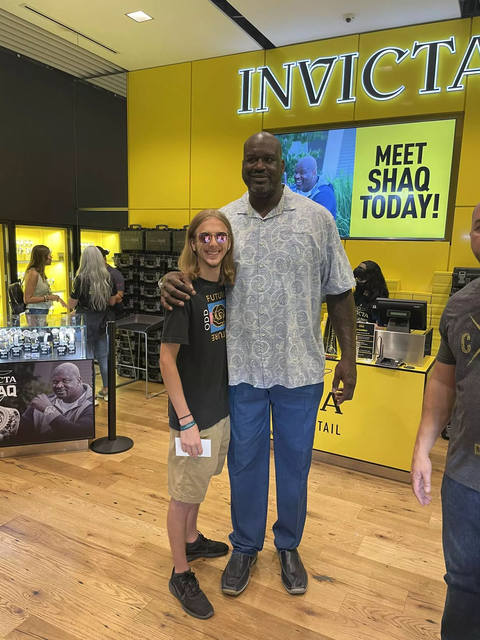 I met Shaq