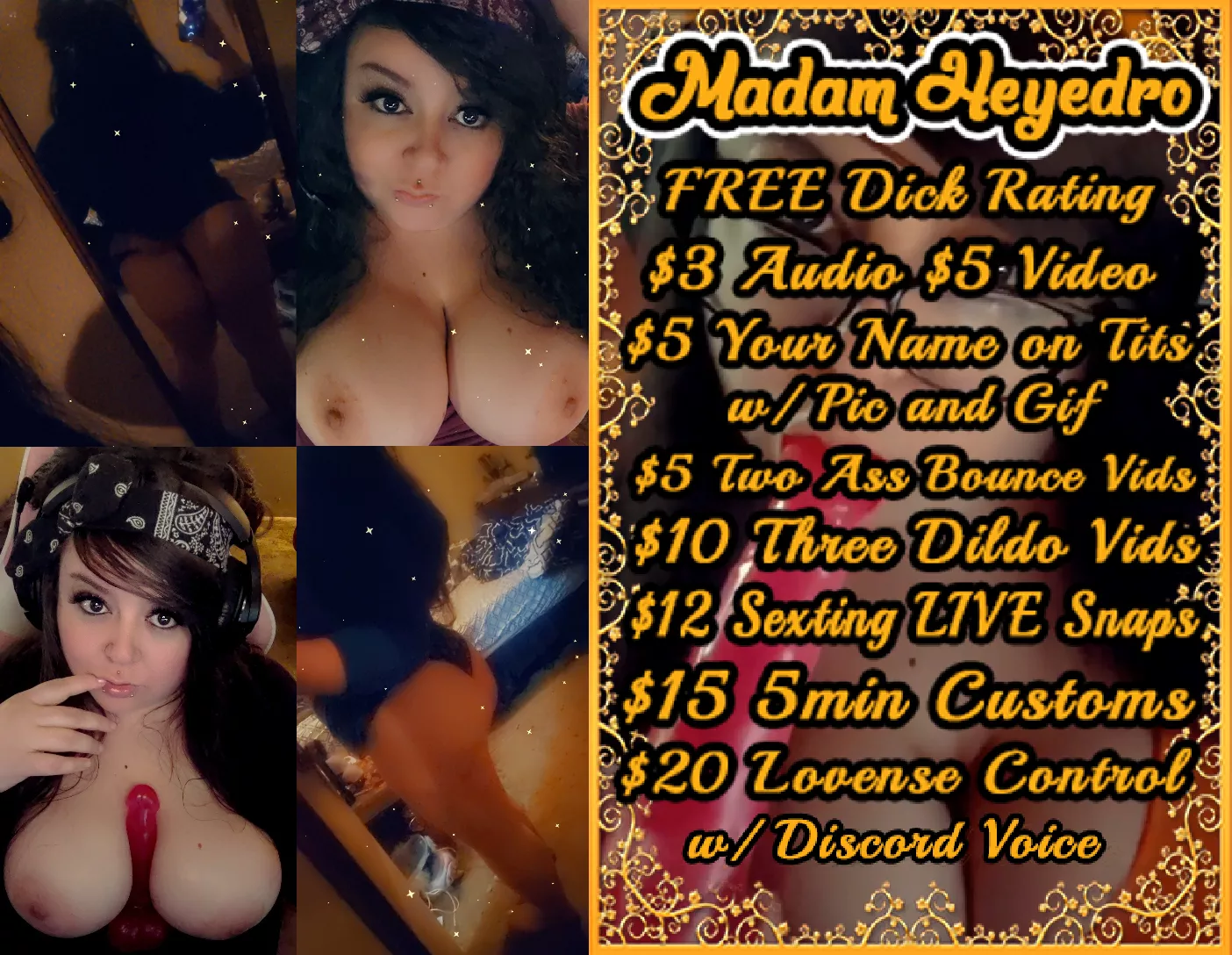 I offer a COMPLMENTARY 24 hours to my OF. I have HUGE and NATURAL triple D's, a cute face and a phat ass. Come see why im top 8% honey. My tease pics and offers listed in the pic below as well as my link in the comments. Let me be the reason you cum tod