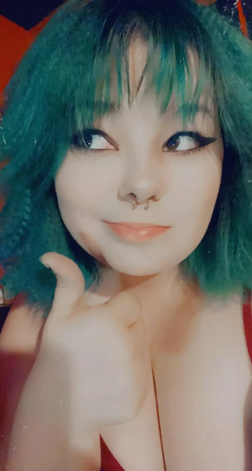 I really like the green hair