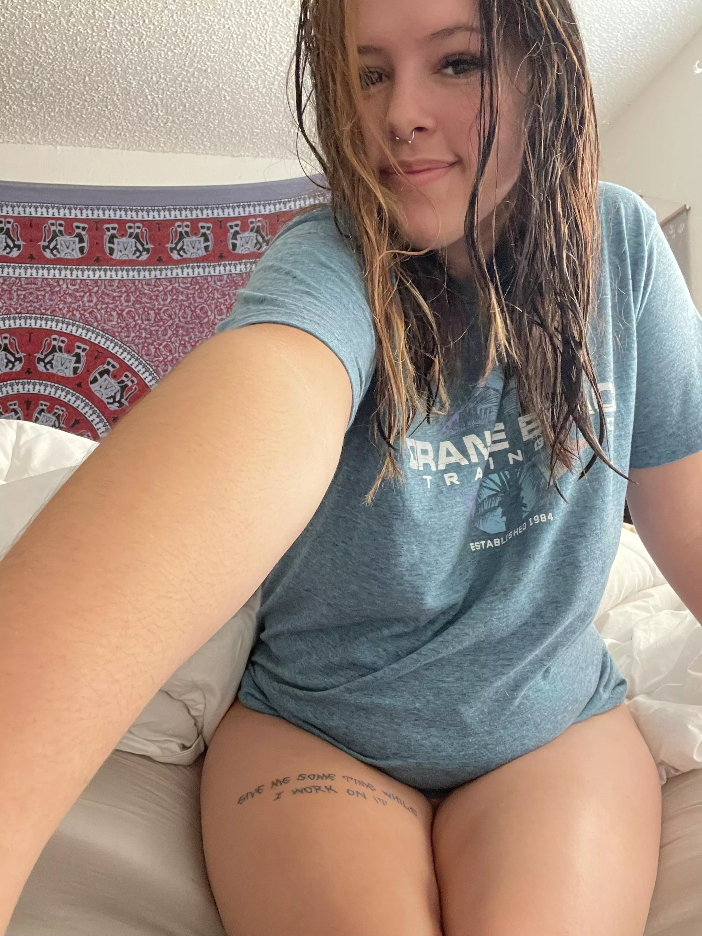 i think my thigh tattoo makes my thighs even better;) [18]