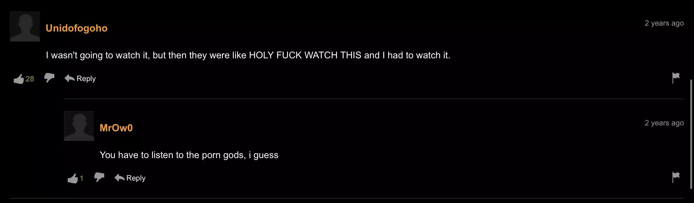 I too, watched because video said so