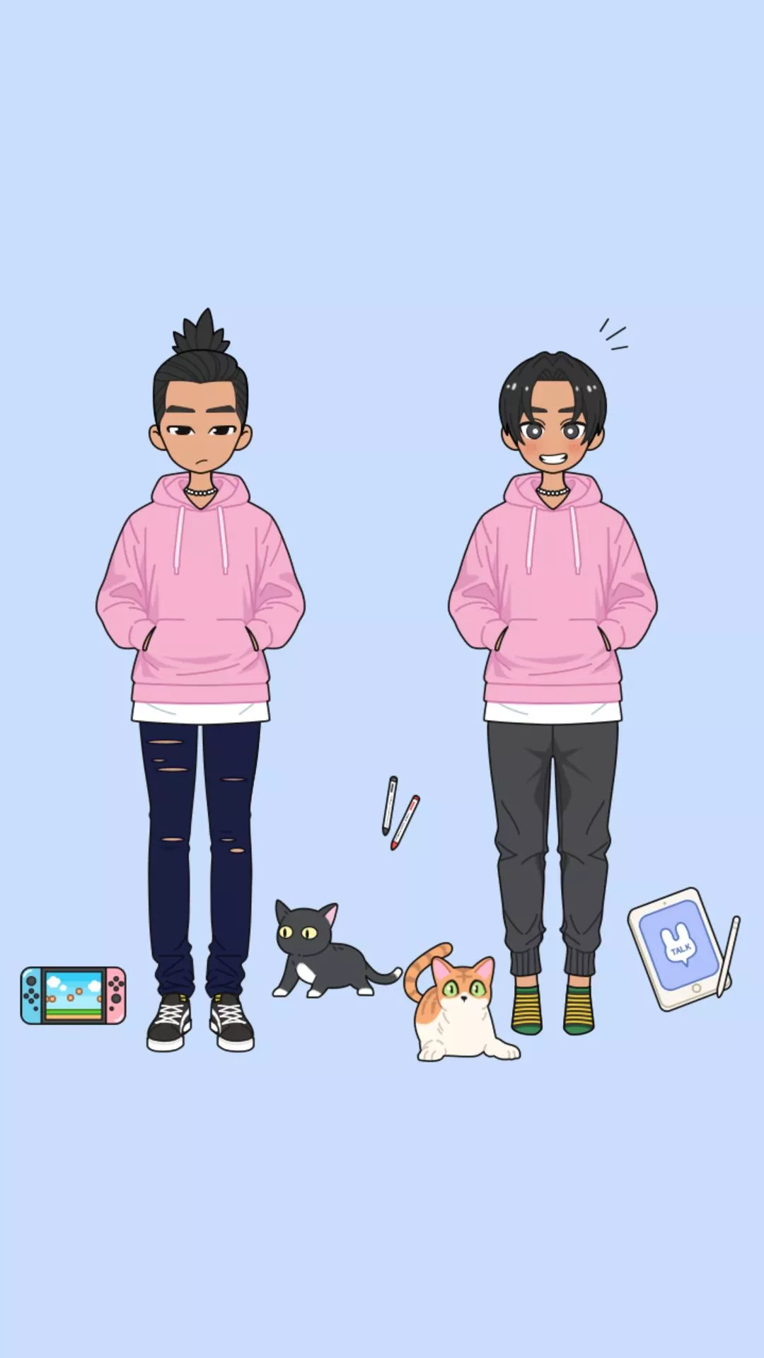 I used Lily Diary app to make myself an avatar!