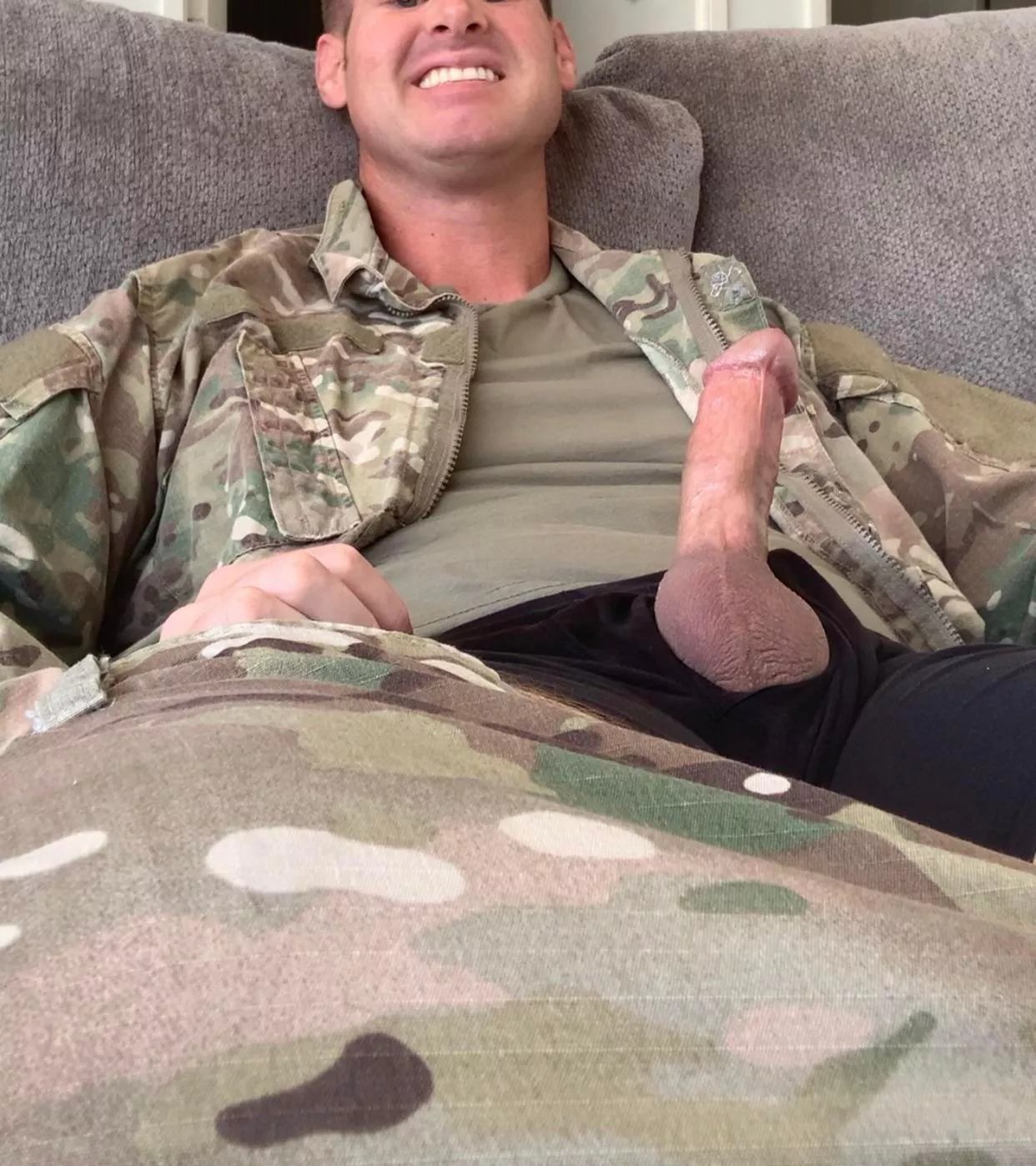 I wear camo every day but my dick is a Neapolitan treat!