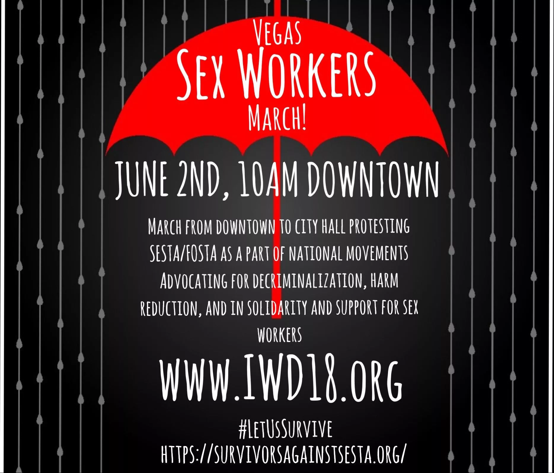 I will be at a march in Downtown Las Vegas June 2nd at 10am! Please join me if you can! ðŸ’•