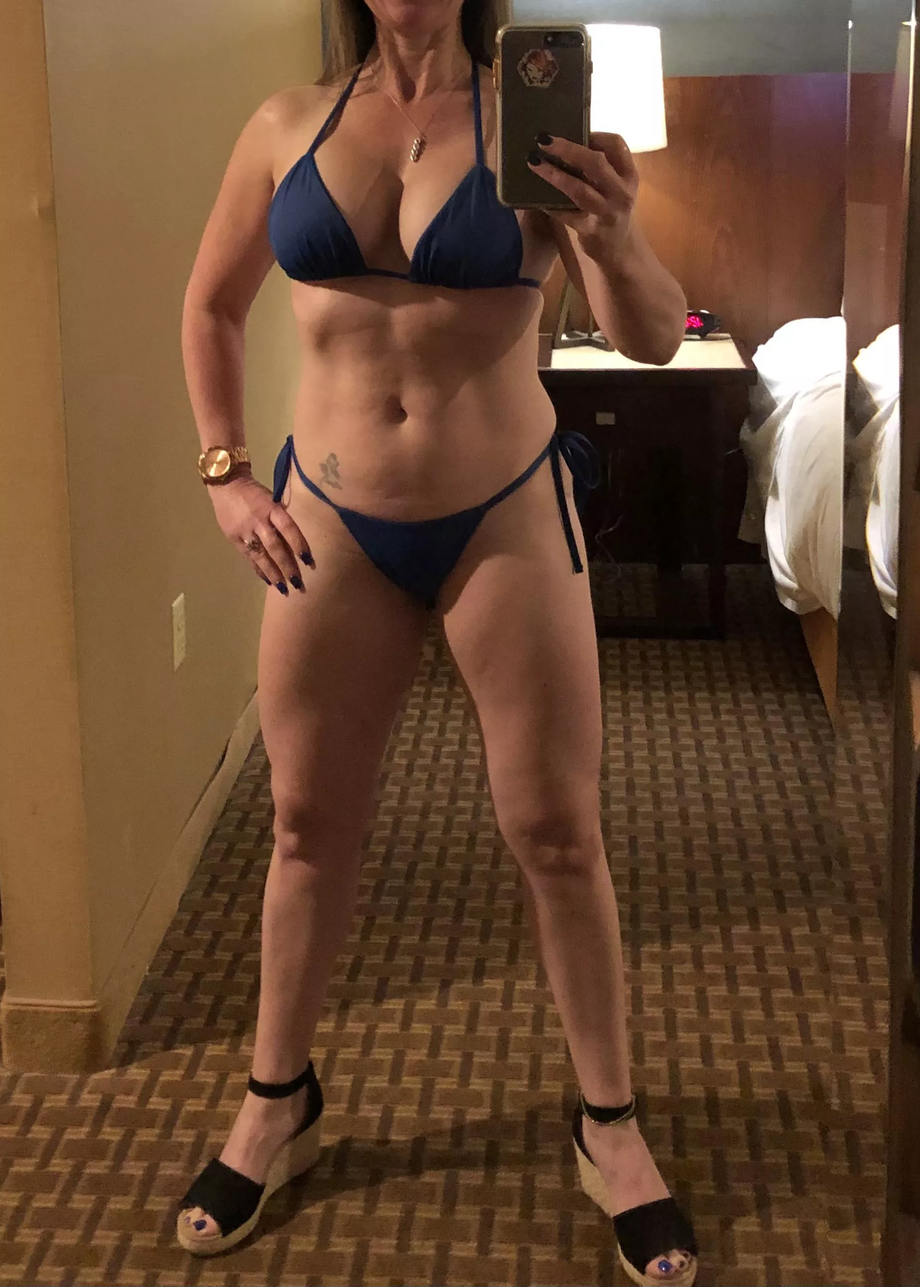 I wonder if anyone appreciated this Milf at the hotel pool today?