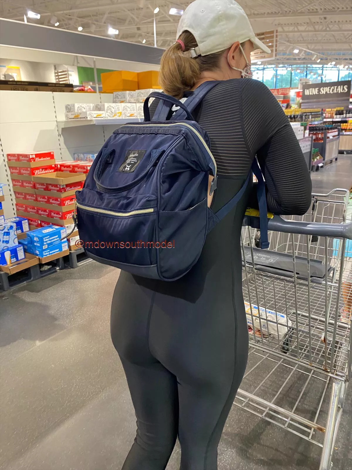 I wore a Nike spandex catsuit at the grocery store