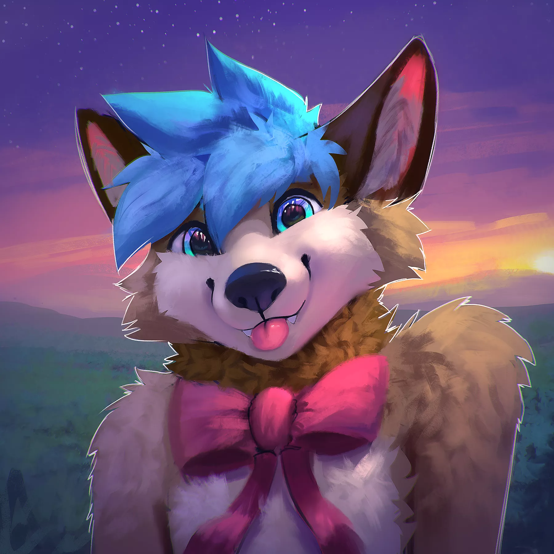 Icon for Chaotic k9 , art by me @berubeswagos on twitter