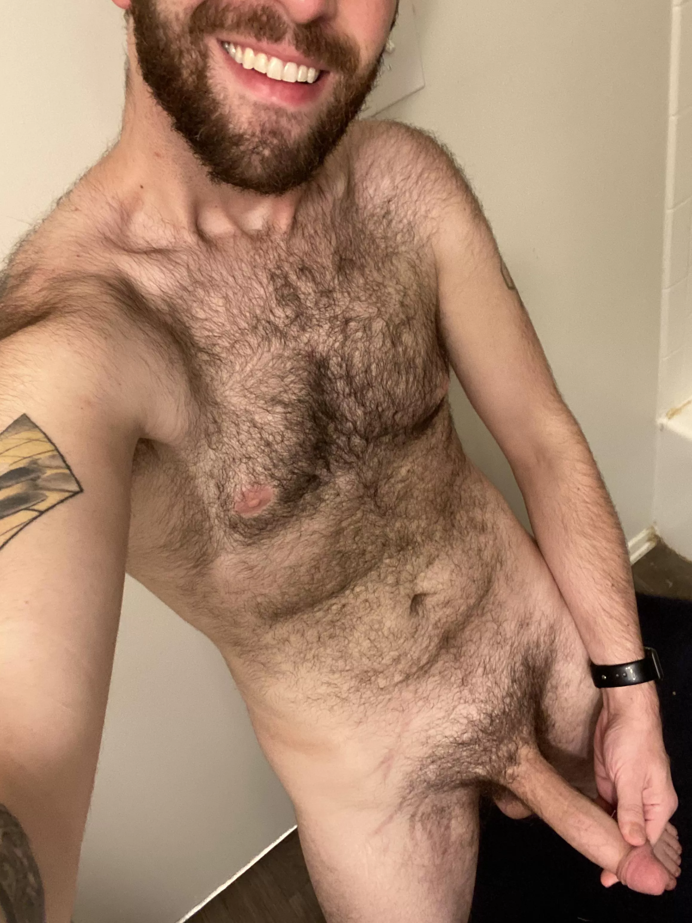 Idk about massive but I’m happy with my dick… except when I’m hard at work