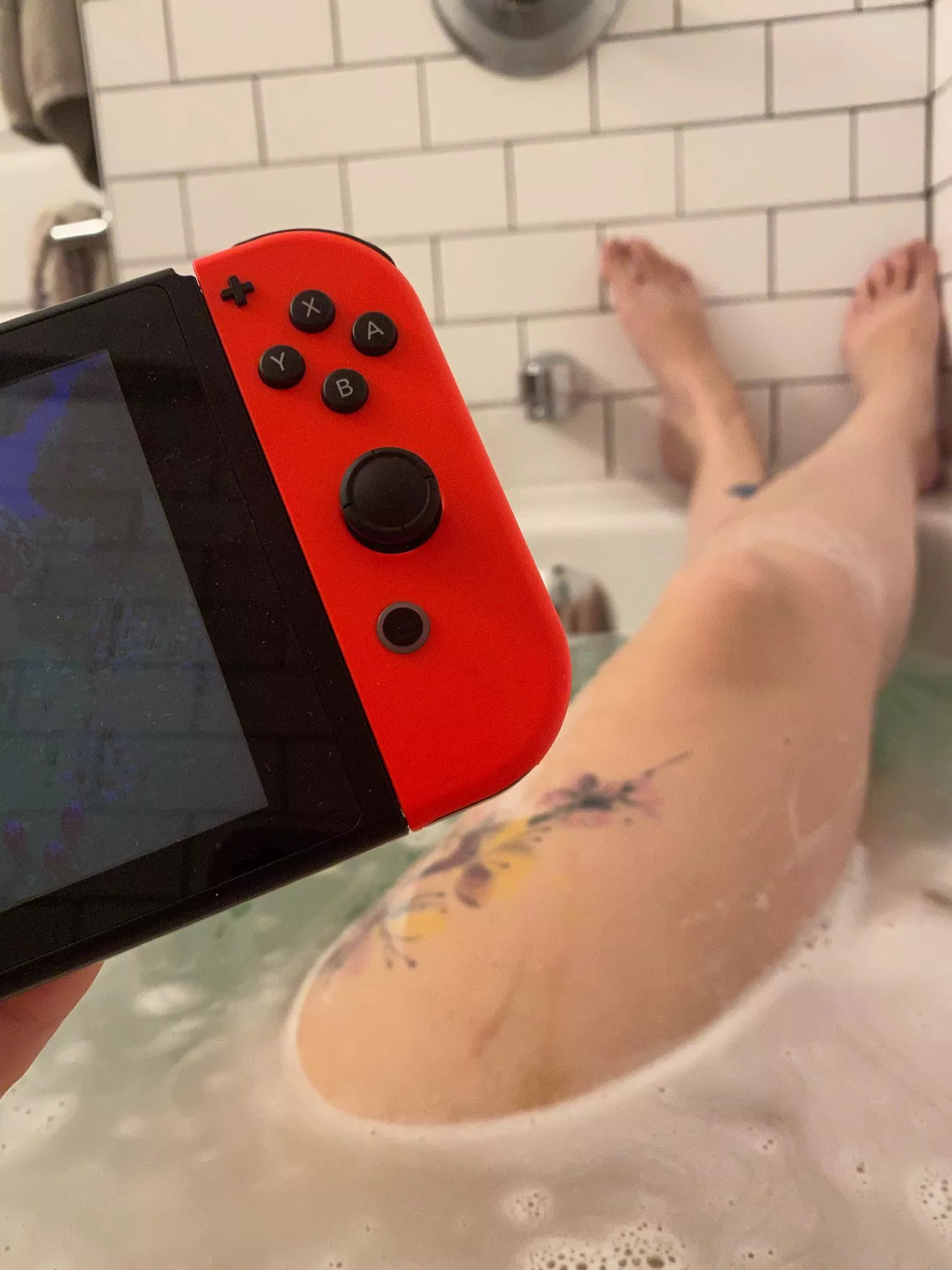 If you don’t game in the tub was it even relaxing??