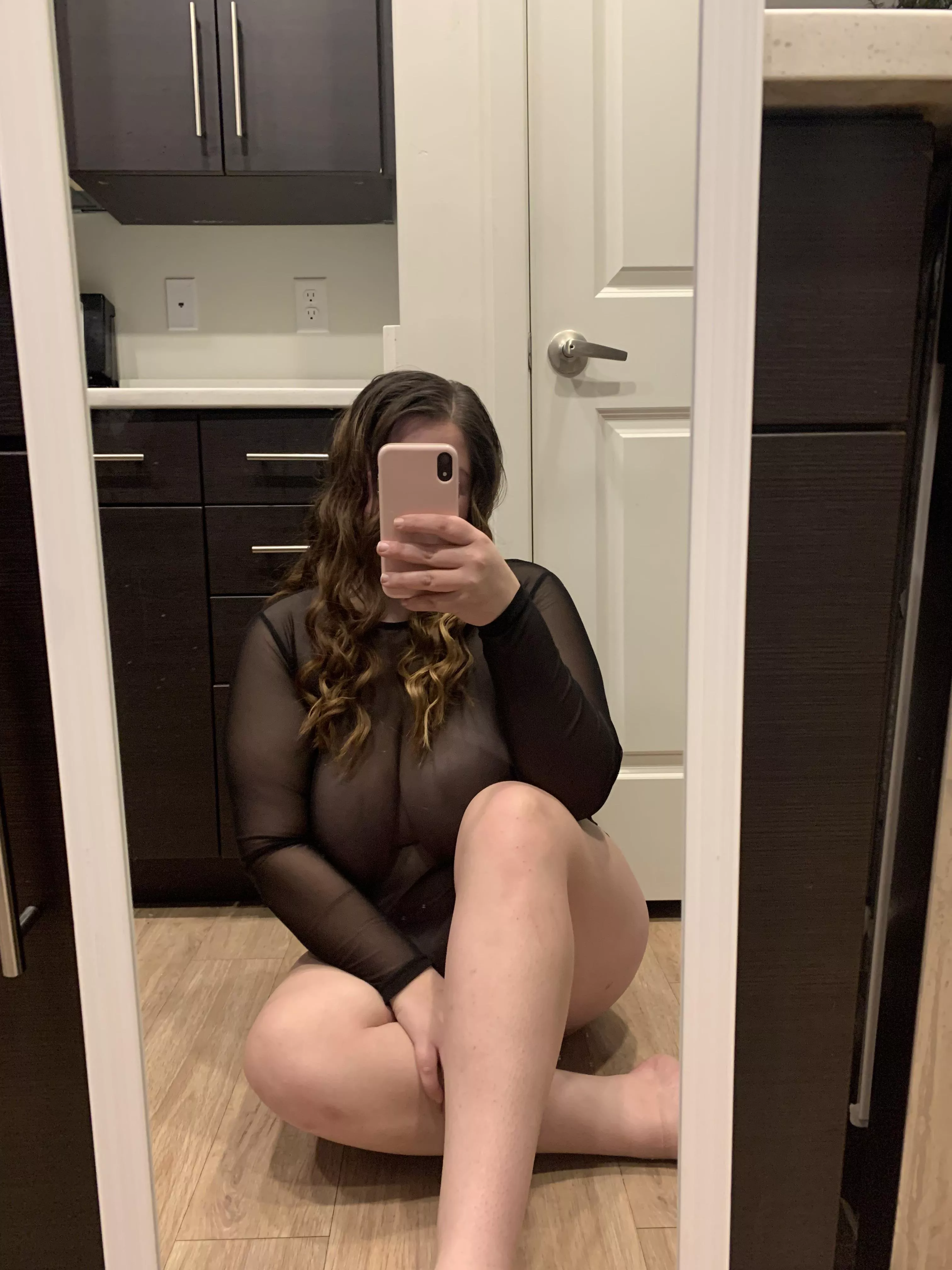 Iâ€™ll make you watch me touch myself while your stuck in a cage [domme]