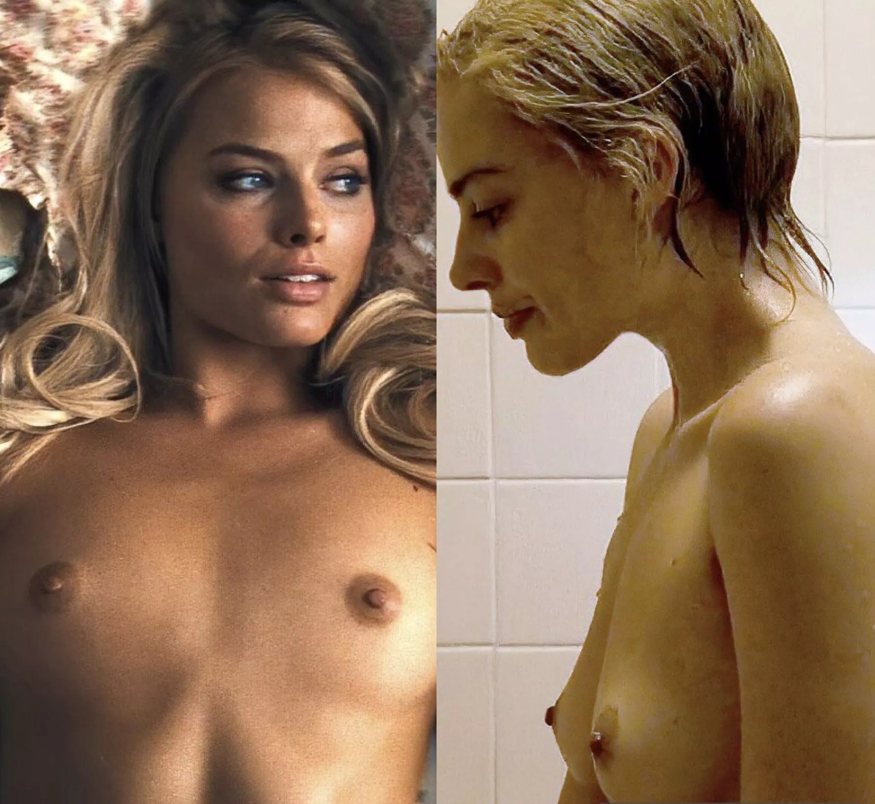 I'll never get tired of looking at Margot Robbieâ€˜s beautiful boobs