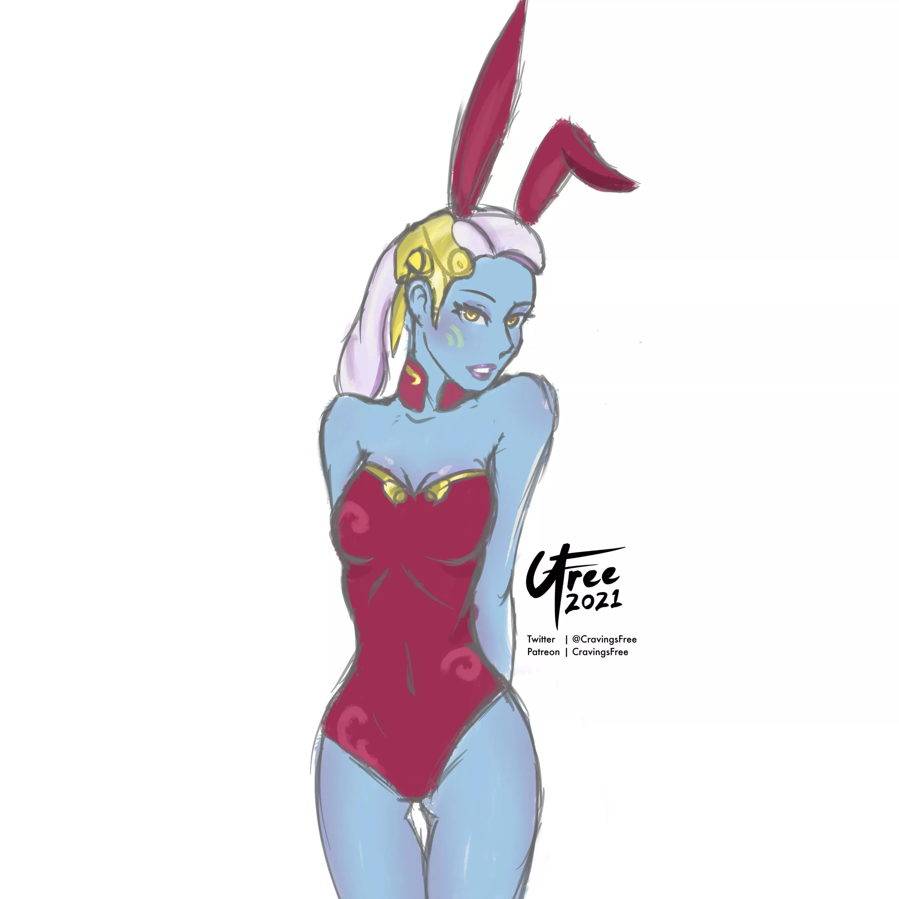 Iâ€™m Doing a Bunnysuit Sketch Everyday For All of October, Day 1: Senator Chuchi (CravingsFree)