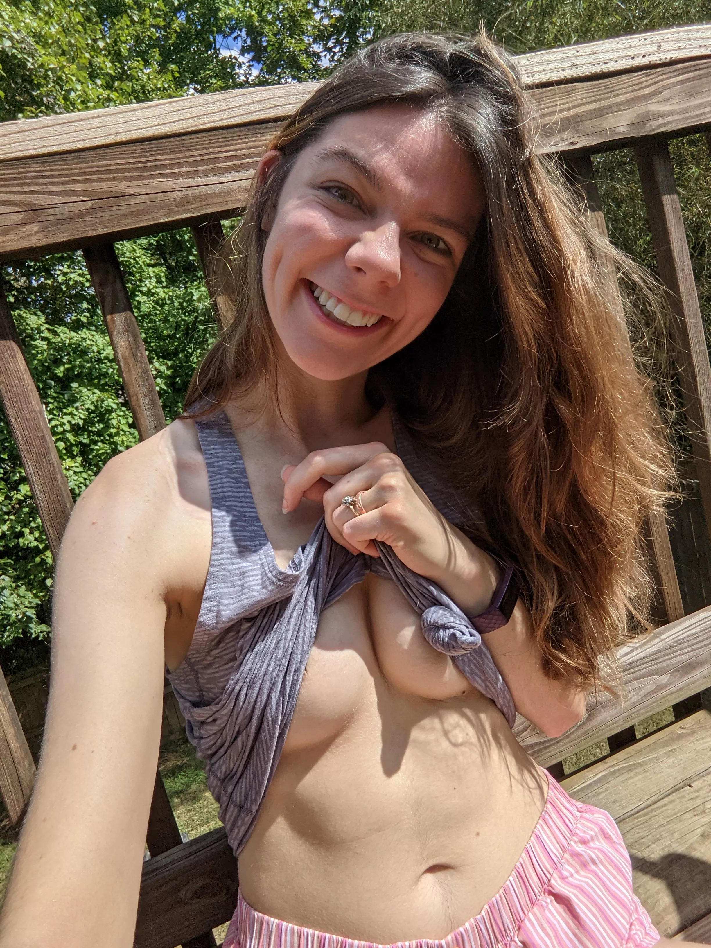 I'm just a natural girl, with extra perky tits! ðŸ¥°